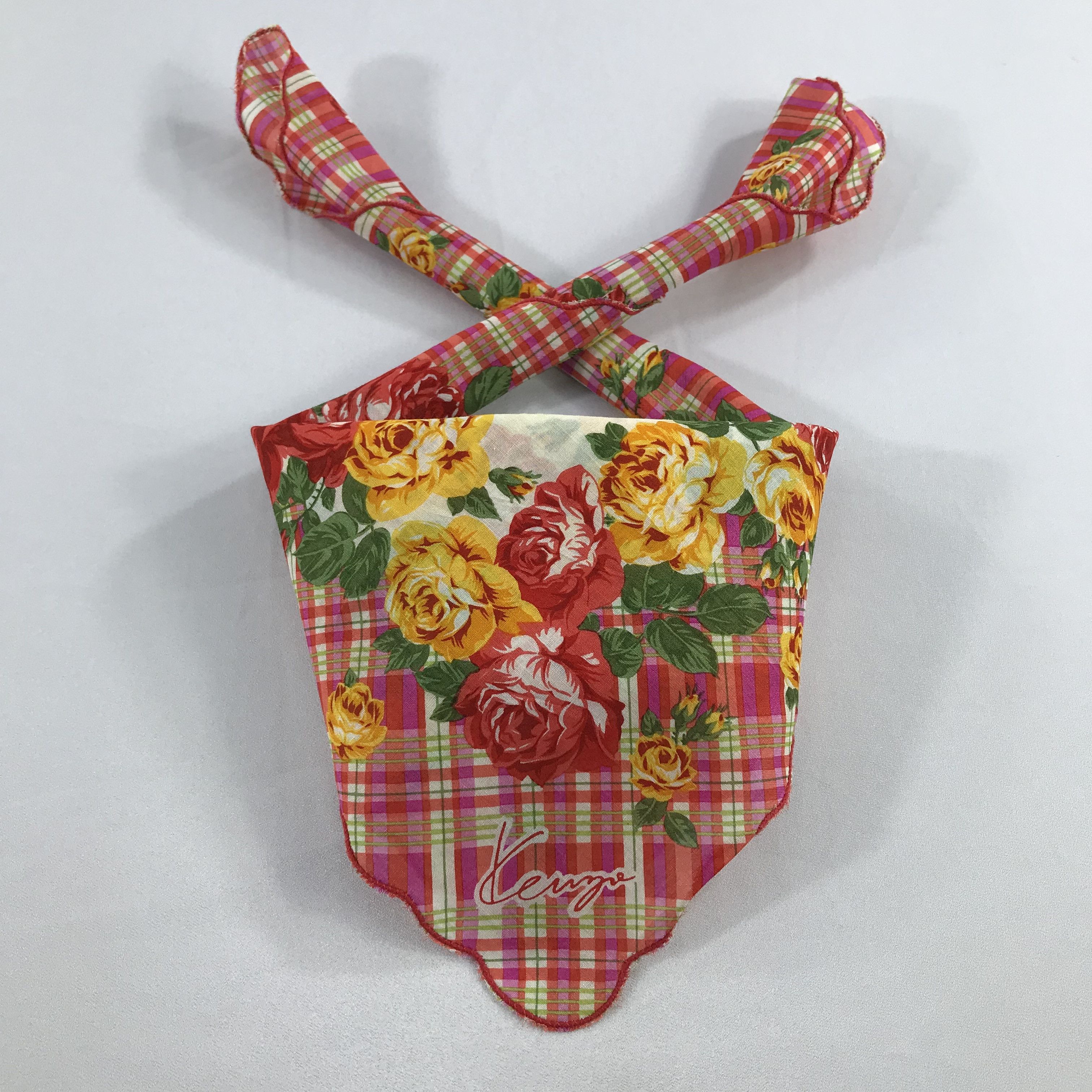 Kenzo × Vintage Kenzo Bandana / Handkerchief / Neckerchief - S2289 Size ONE SIZE - 3 Thumbnail