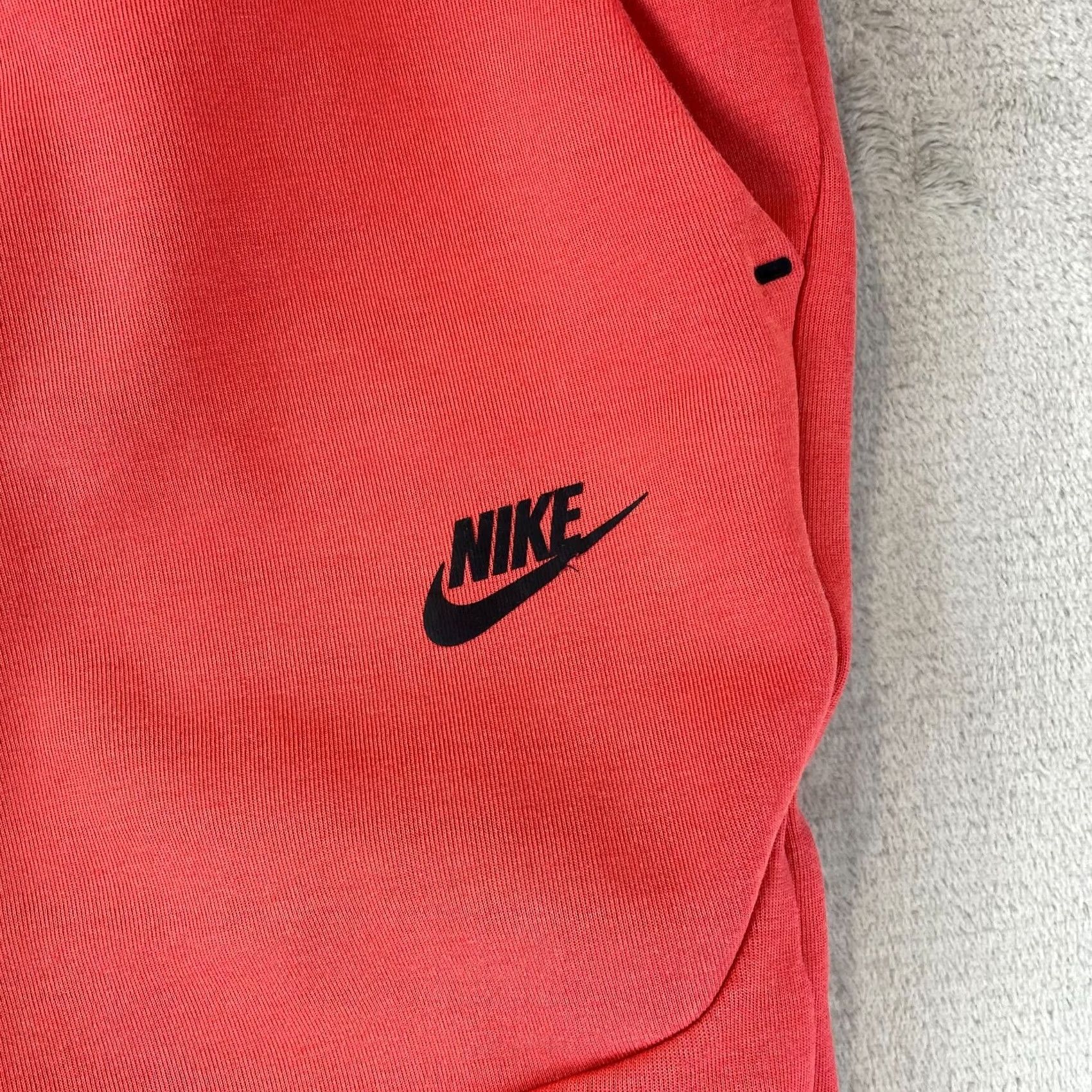 Nike Nike Tech Fleece Joggers Men L Coral Pockets Tapered Leg Activewear Casual Size US 33 - 4 Thumbnail