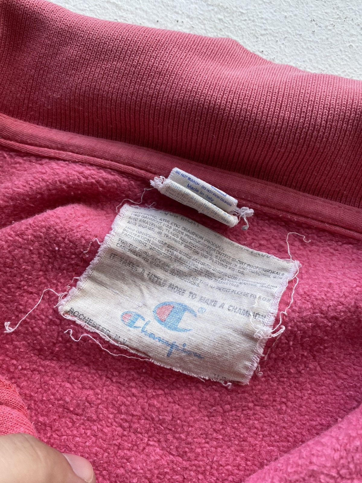 Champion × Vintage 🔥80s Champion Usa Know Now Pink Button Sweatshirt Mens Rare Size US L / EU 52-54 / 3 - 4 Thumbnail