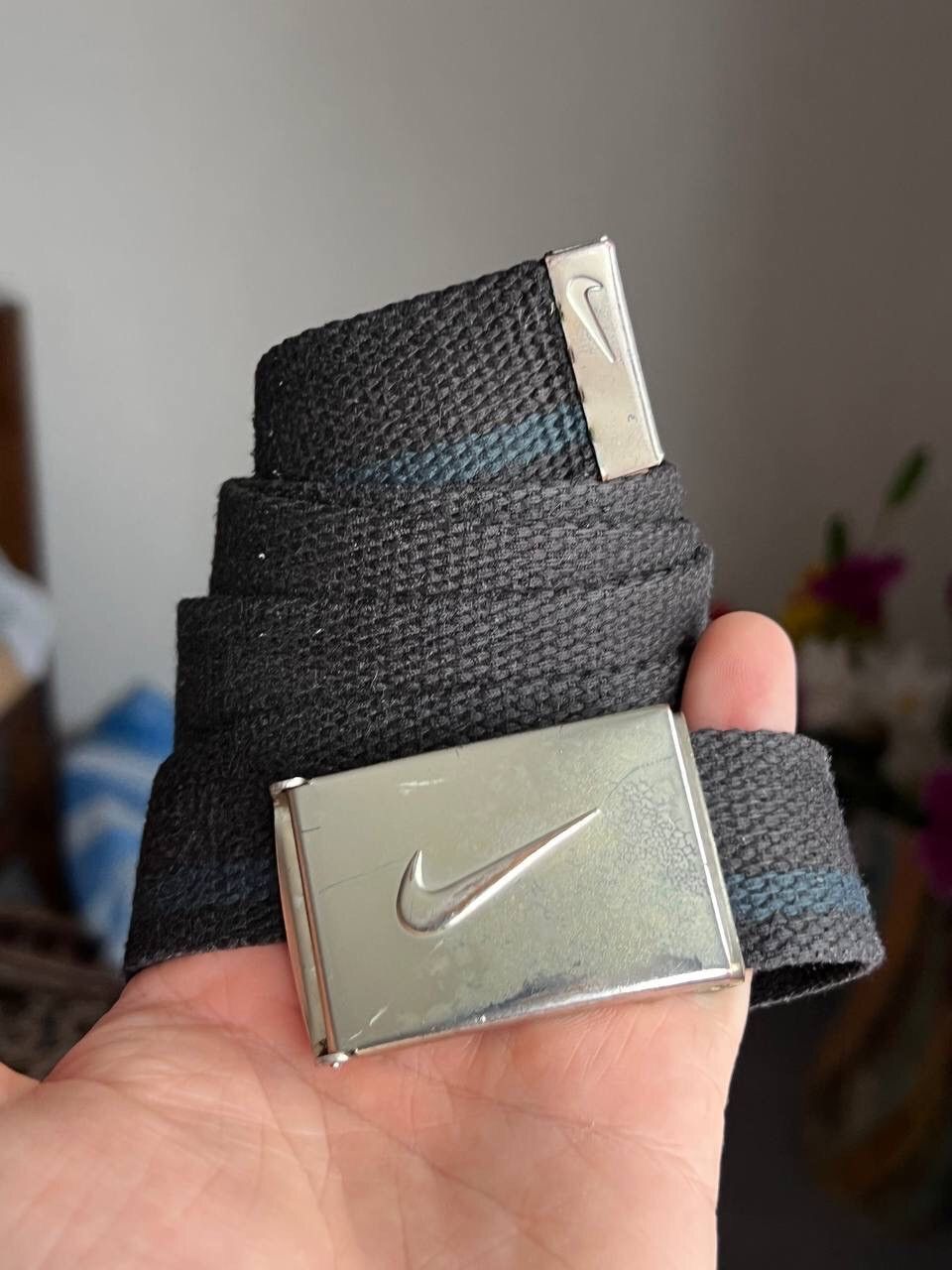 Nike Vintage 00s Nike Avantgarde logo Steel Metal Swoosh Buckle Size ONE SIZE - 1 Thumbnail