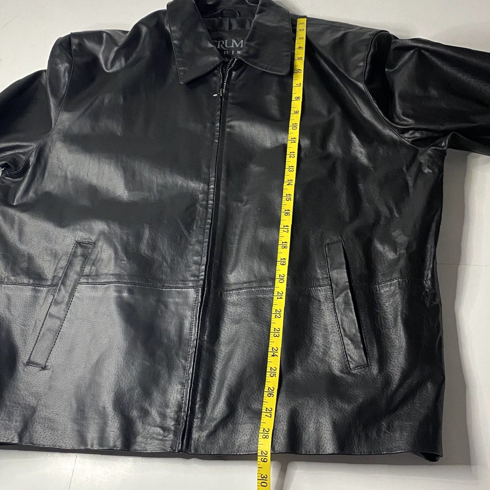 Vintage VINTAGE Lambskin Leather Jacket Donald Trump Marina Brand RARE Large L Black Motorcycle/Biker Mens Women Size US L / EU 52-54 / 3 - 5 Thumbnail