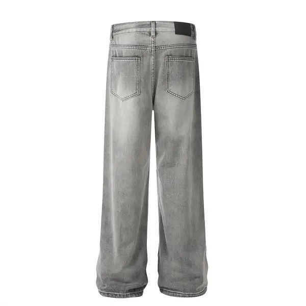 VIBE American loose hip-hop trendy washed casual ripped jeans Size US 32 / EU 48 - 3 Thumbnail