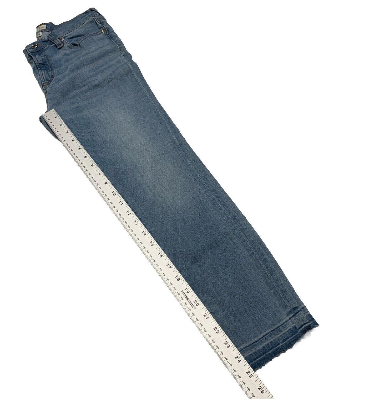J.Crew J. Crew Women's Jeans Sz 27 Blue Light Wash Skinny Crop Size 27" / US 4 / IT 40 - 5 Thumbnail