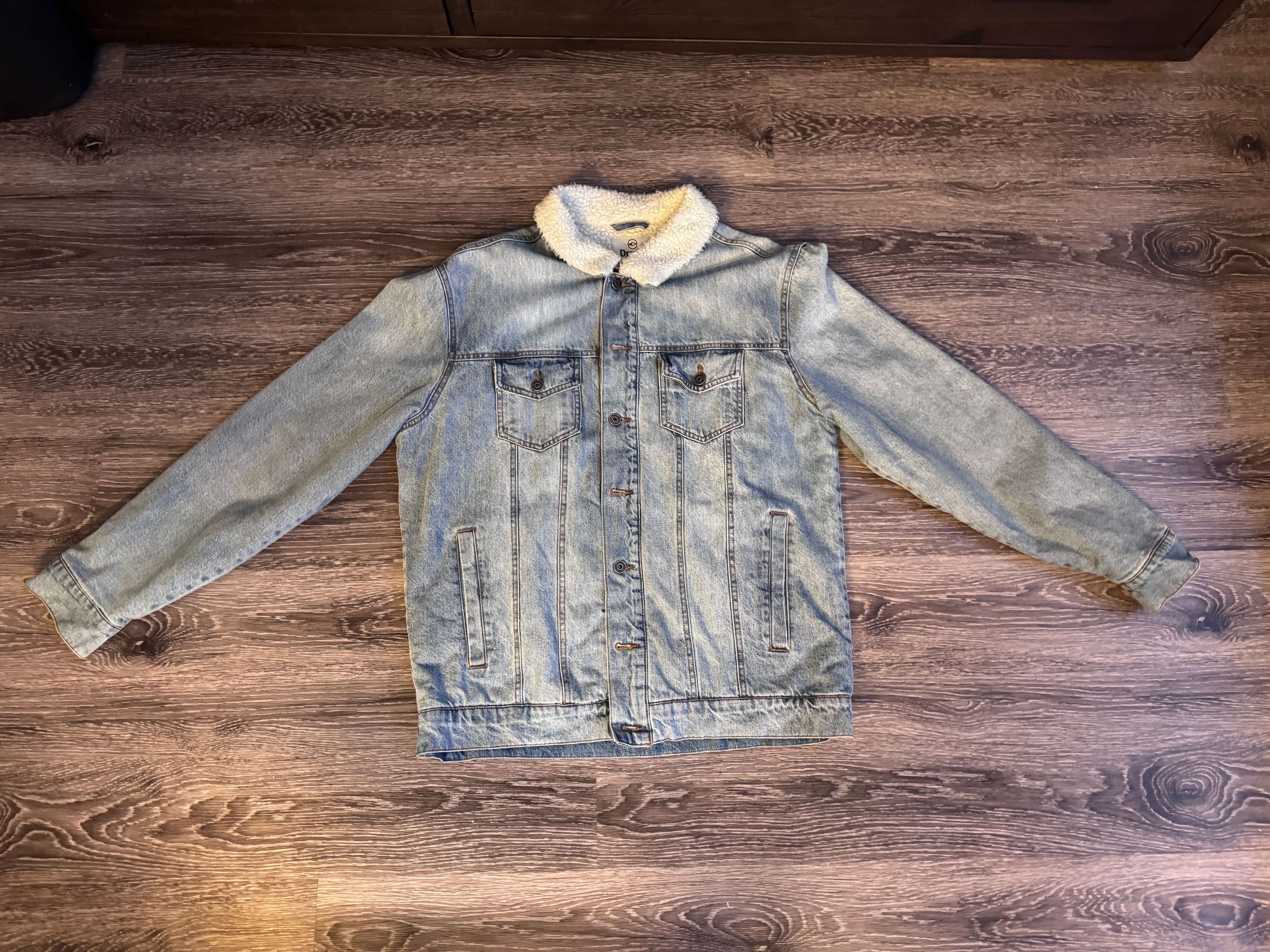 Dravus Dravus Denim Jacket with Fuzzy Lining Size US XL / EU 56 / 4 - 1 Thumbnail