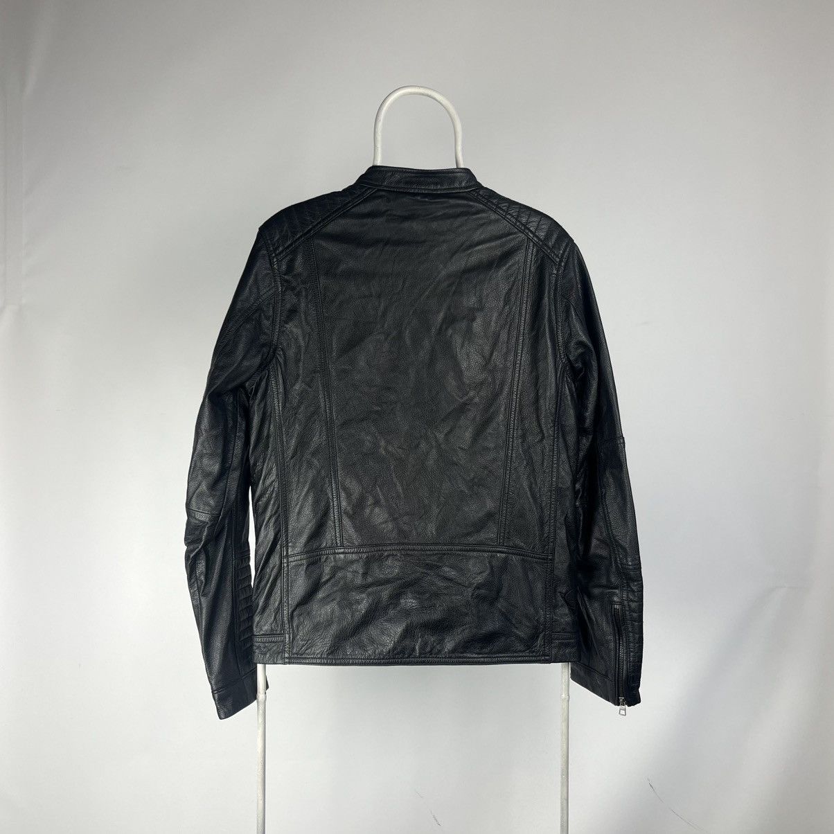 Tom Tailor Tom Tailor Leather Biker Jacket size Medium new Size US M / EU 48-50 / 2 - 2 Thumbnail