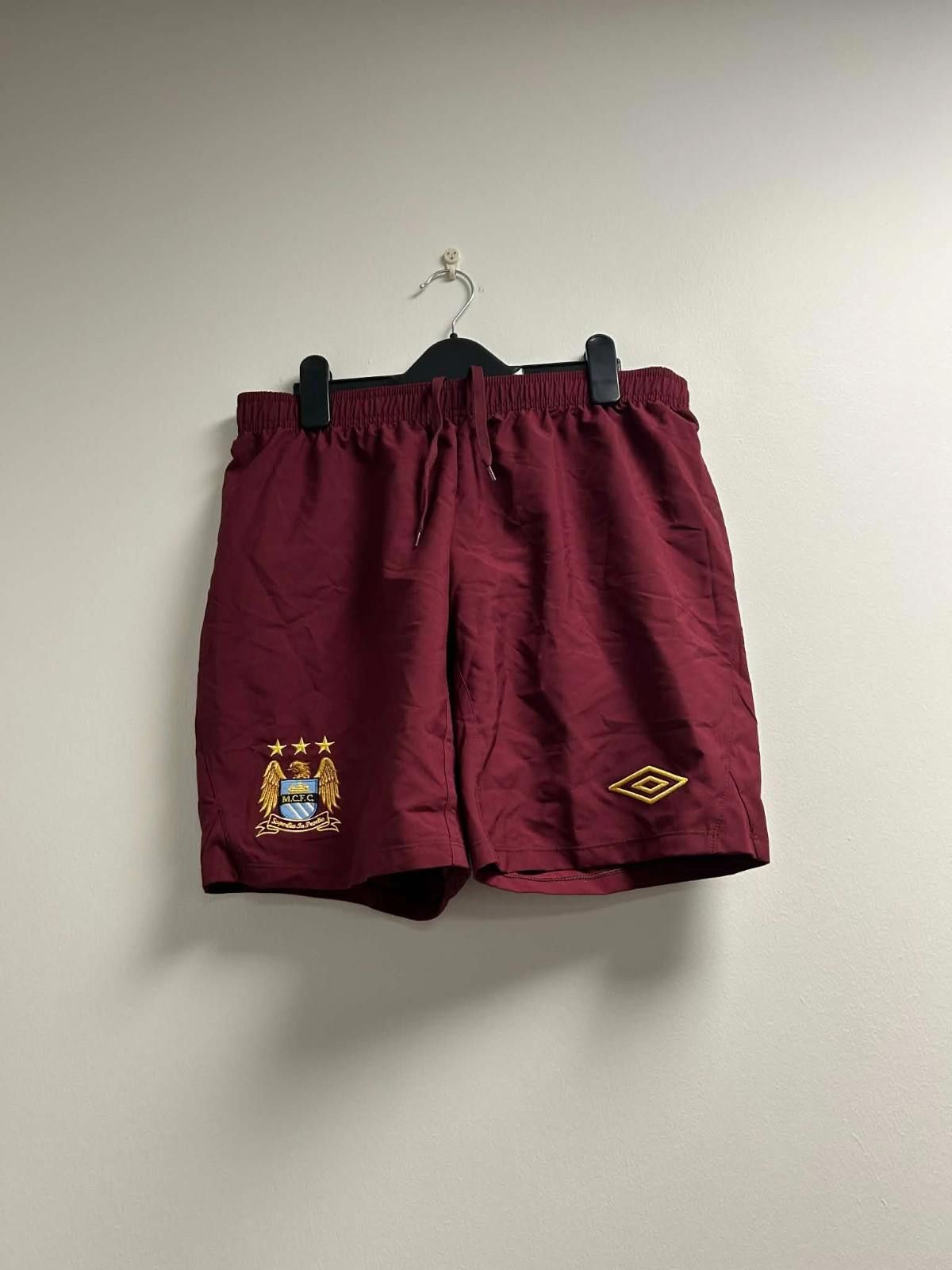 Umbro Manchester City 2012-2013 Away Football Shorts (BNWOT) M Size ONE SIZE - 1 Preview