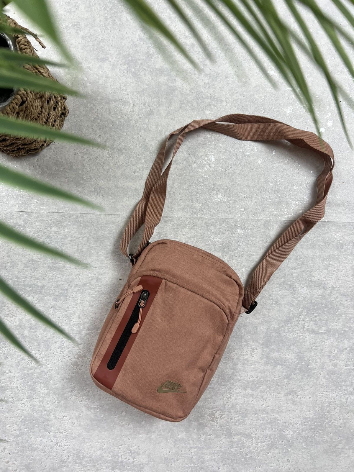 Nike Tech Vintage Y2K Drill Messenger Crossbody Retro Bag in Orange, Men's
