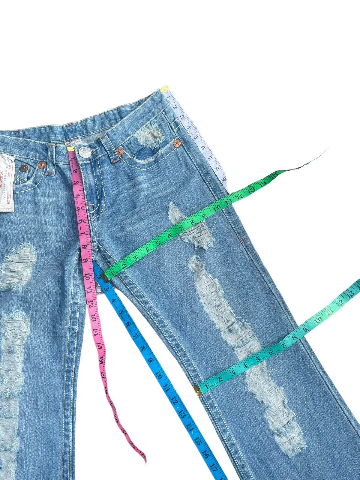 Designer × True Religion True Religion Joey Big T Distresed Denim Size 32" / US 10 / IT 46 - 19 Thumbnail