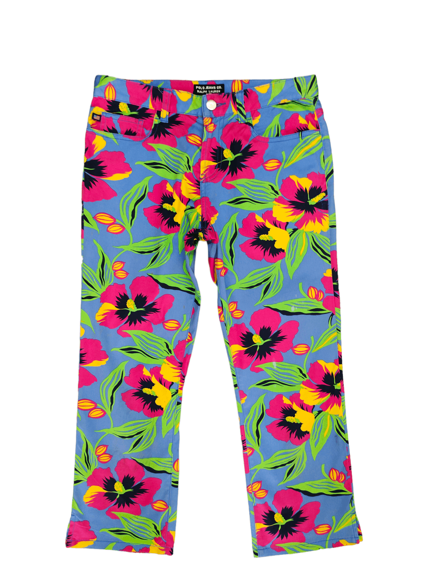 Polo Ralph Lauren Polo Jeans Flower FullPrint Multicolor 3Q Pants Size 29" - 1 Thumbnail