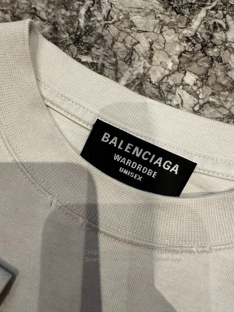 Balenciaga Balenciaga Grey-white Design Team series letter distressed Size US XXS / EU 40 - 4 Thumbnail