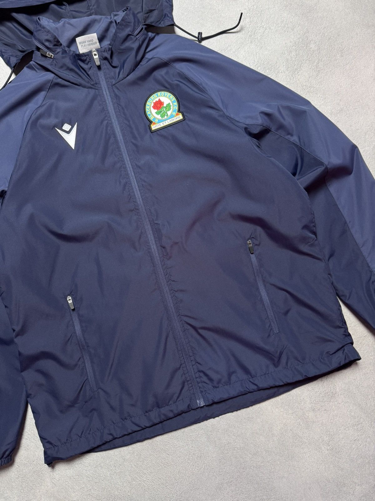 Macron Blackburn Rovers 2022/23 Football Soccer Track Jacket Macron Size US M / EU 48-50 / 2 - 4 Thumbnail
