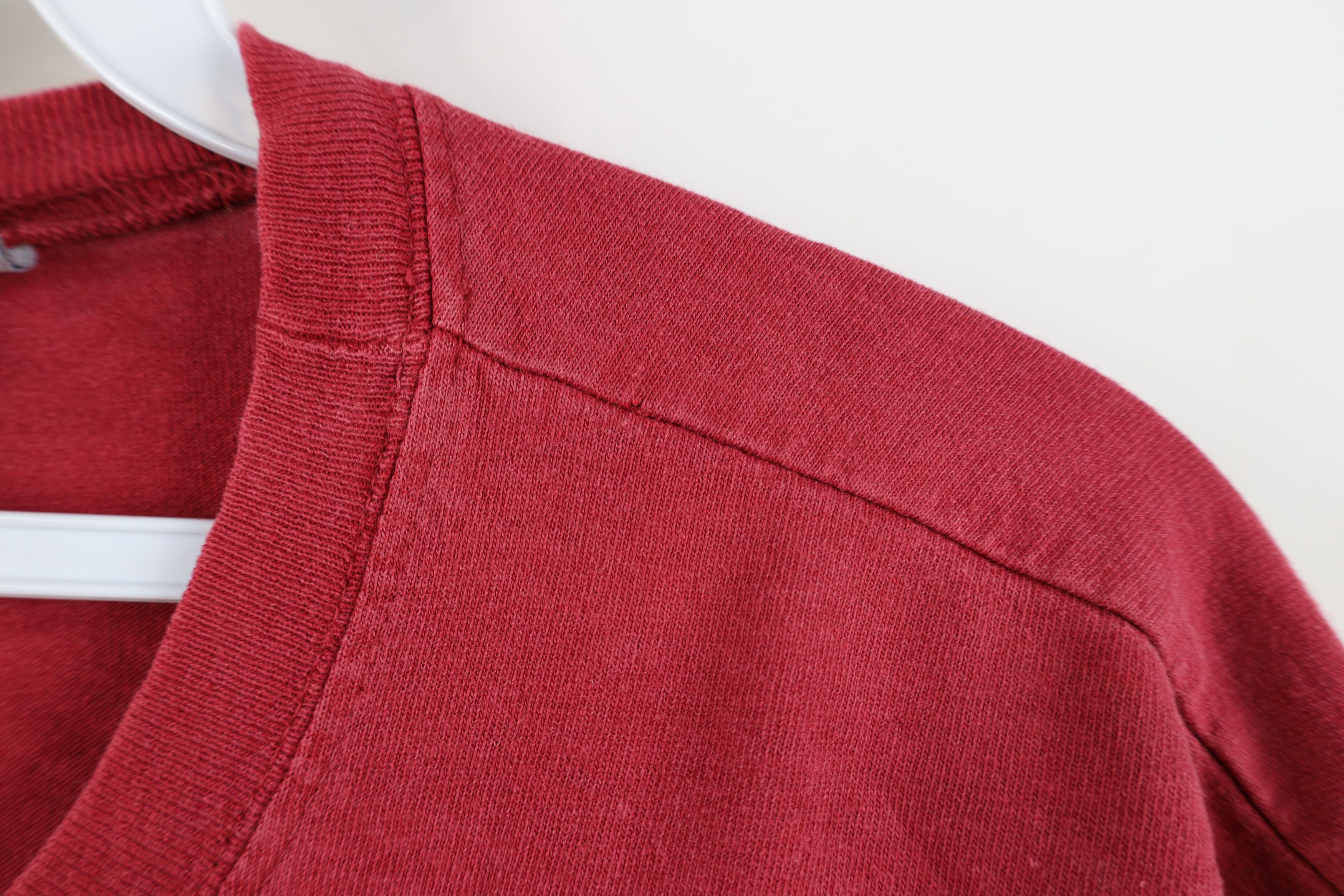 Vintage Vintage 90s Bum Equipment Boxy Fit Perfect T-Shirt Red Size L / US 10 / IT 46 - 6 Thumbnail