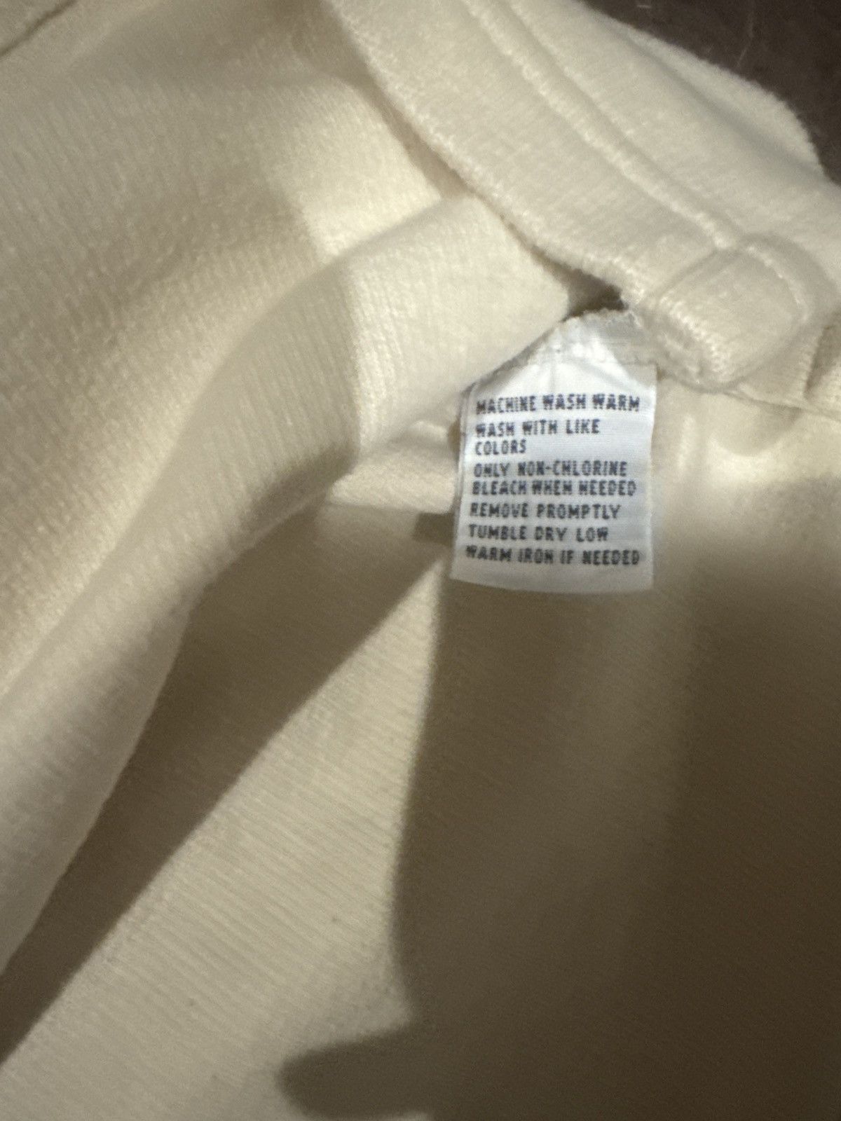 Polo Ralph Lauren Vintage Polo Ralph Lauren beige quarter zip sweater Size US L / EU 52-54 / 3 - 5 Thumbnail