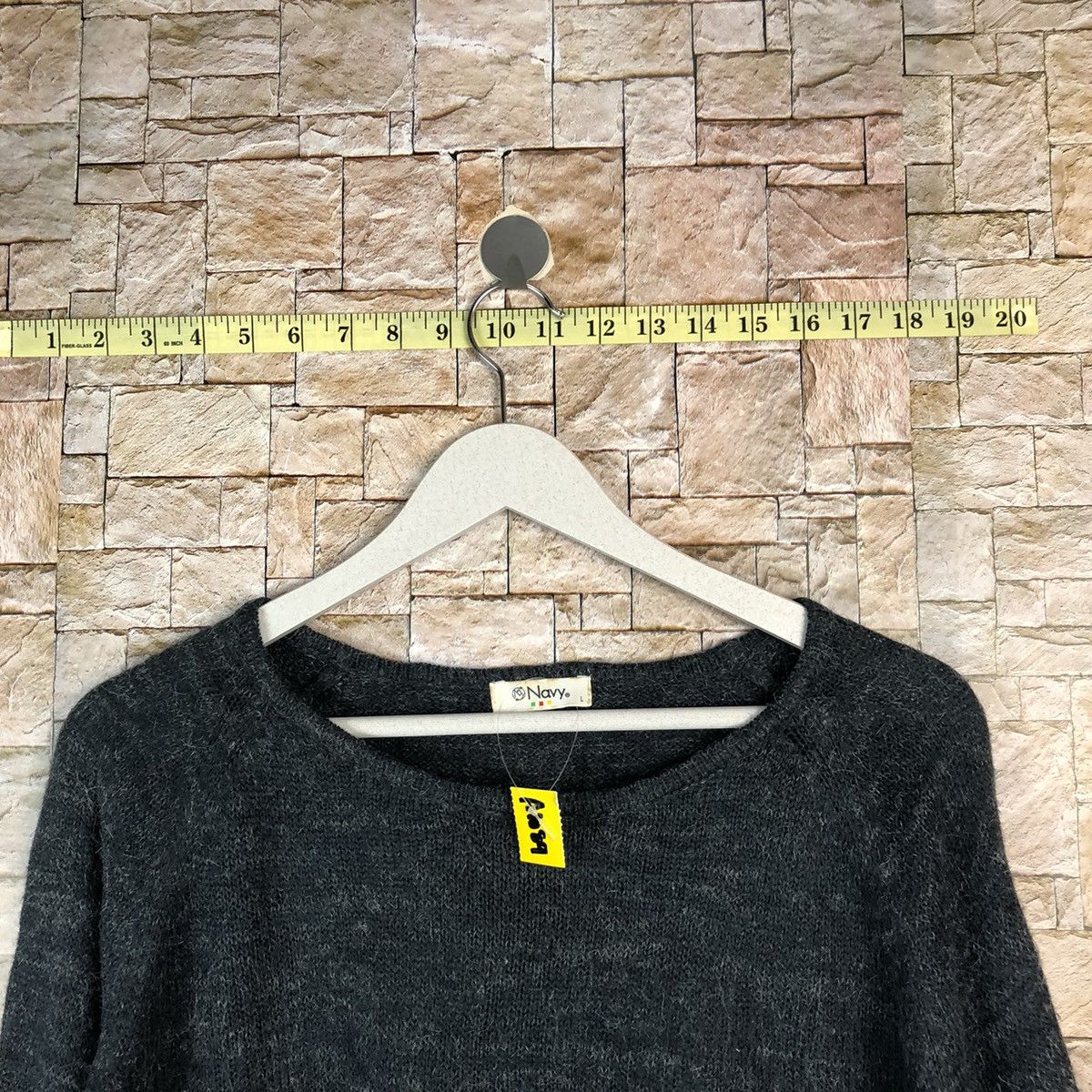 Homespun Knitwear × Japanese Brand × Vintage Navy Dark Blue Knitwear #A1089 Size M / US 6-8 / IT 42-44 - 4 Thumbnail