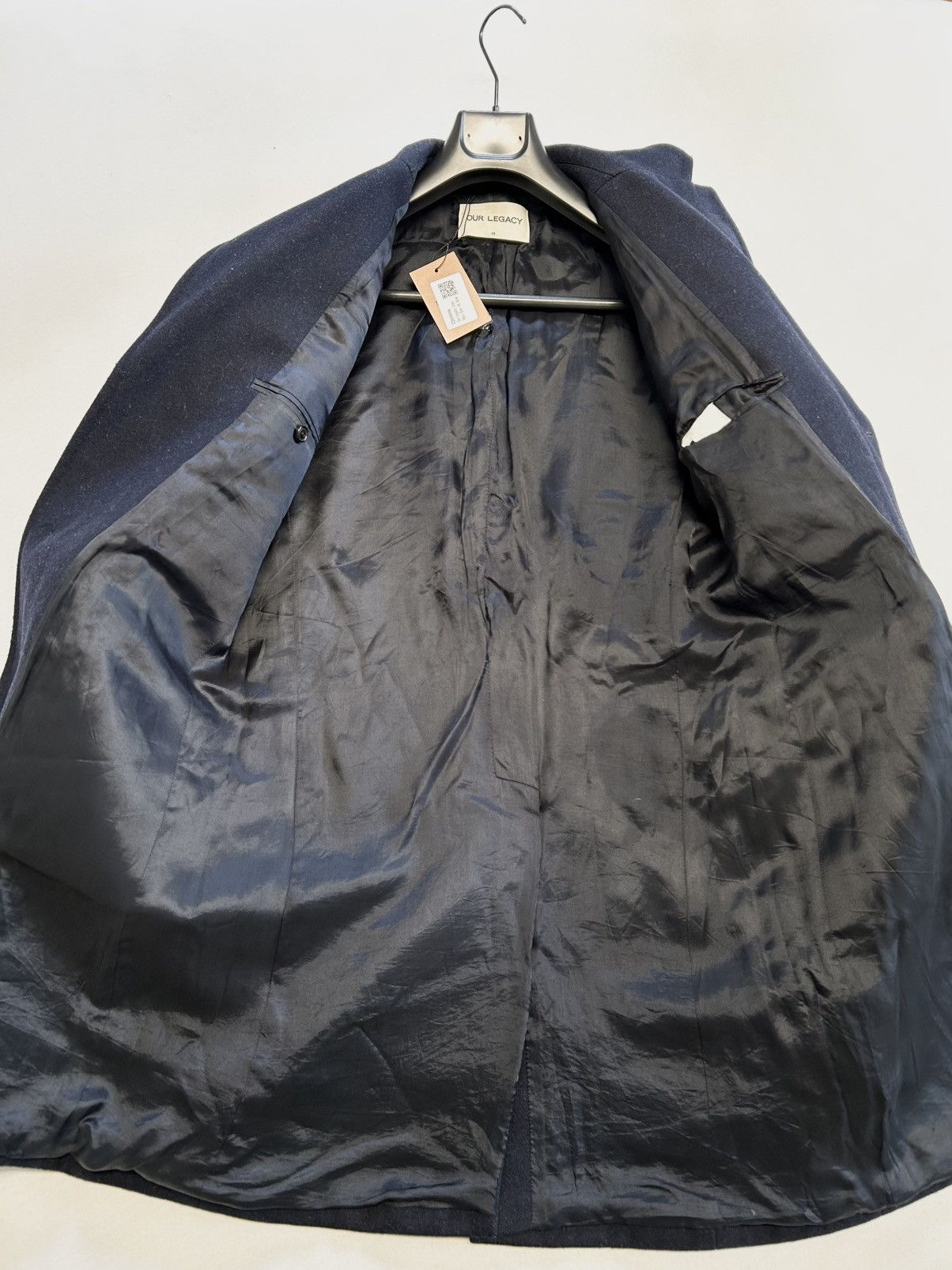 Our Legacy FW2015 Heavy Camel Wool Coat Navy Size US M / EU 48-50 / 2 - 9 Thumbnail