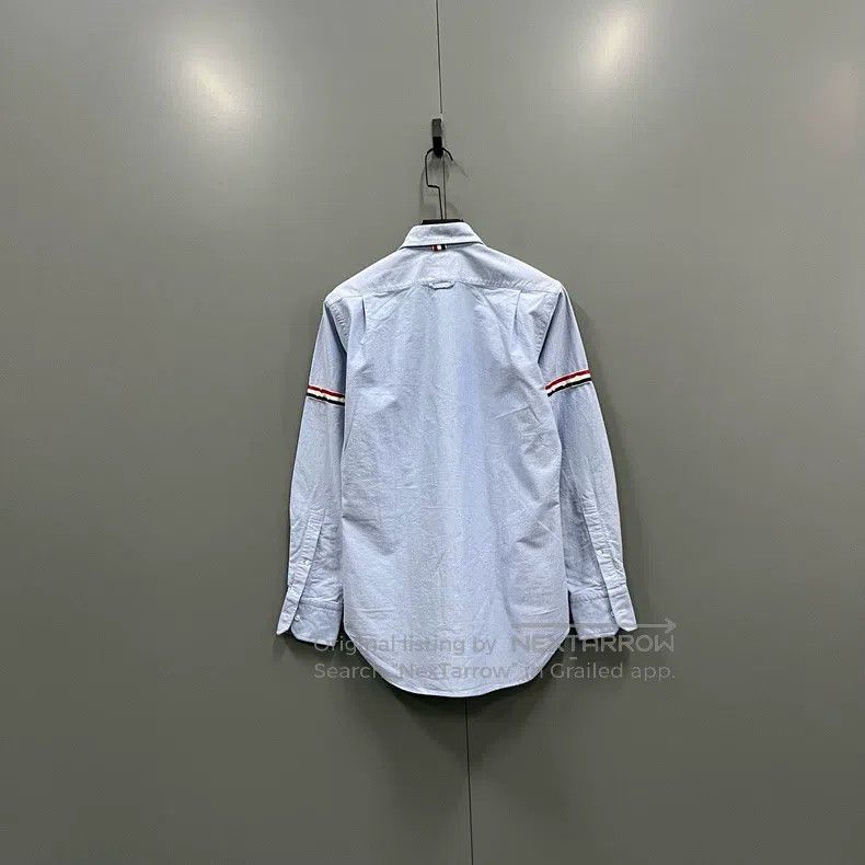 Thom Browne Thom Browne Light blue collar long sleeve shirt Size US M / EU 48-50 / 2 - 4 Thumbnail