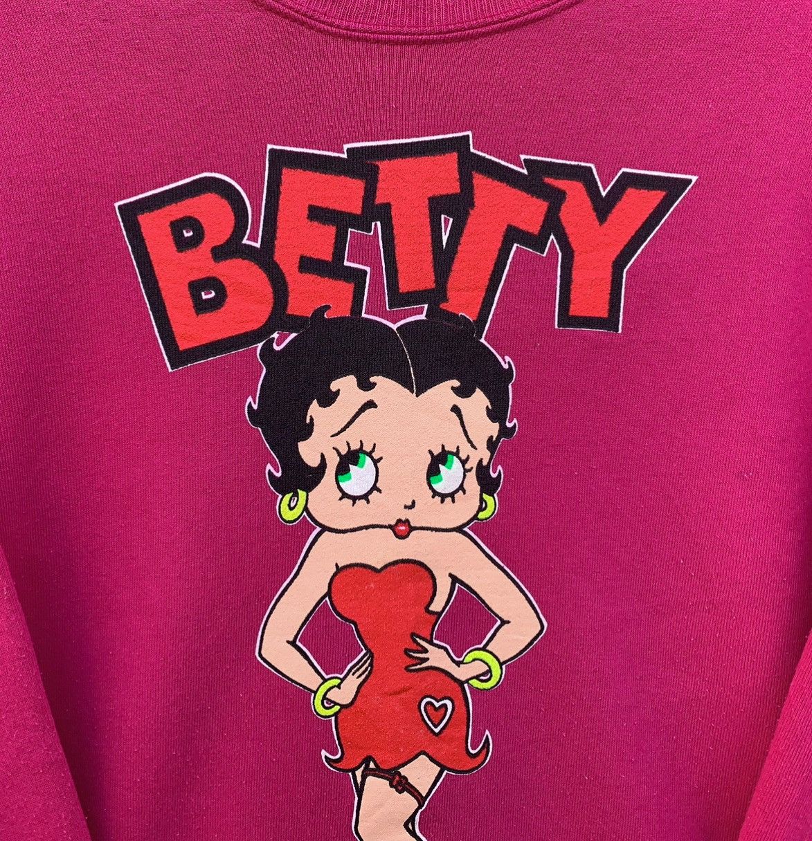 Cartoon Network × Vintage Rare! Vintage 80s Betty Boop Crewneck Size US M / EU 48-50 / 2 - 5 Thumbnail