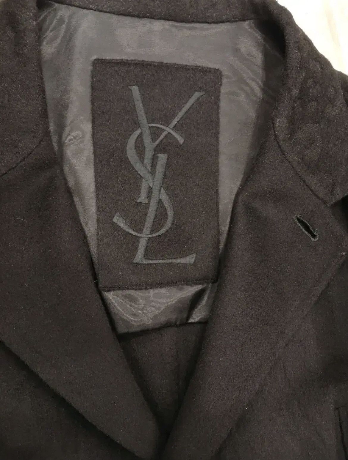 Yves Saint Laurent OVERSIZED COCOON SHAPED COAT BY STEFANO PILATI Size US L / EU 52-54 / 3 - 8 Thumbnail