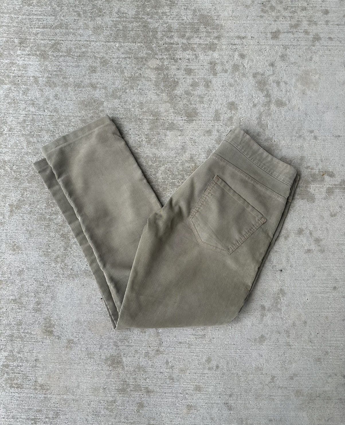 Other Vintage Olive Green Corduroy Pants Size US 33 - 1 Thumbnail