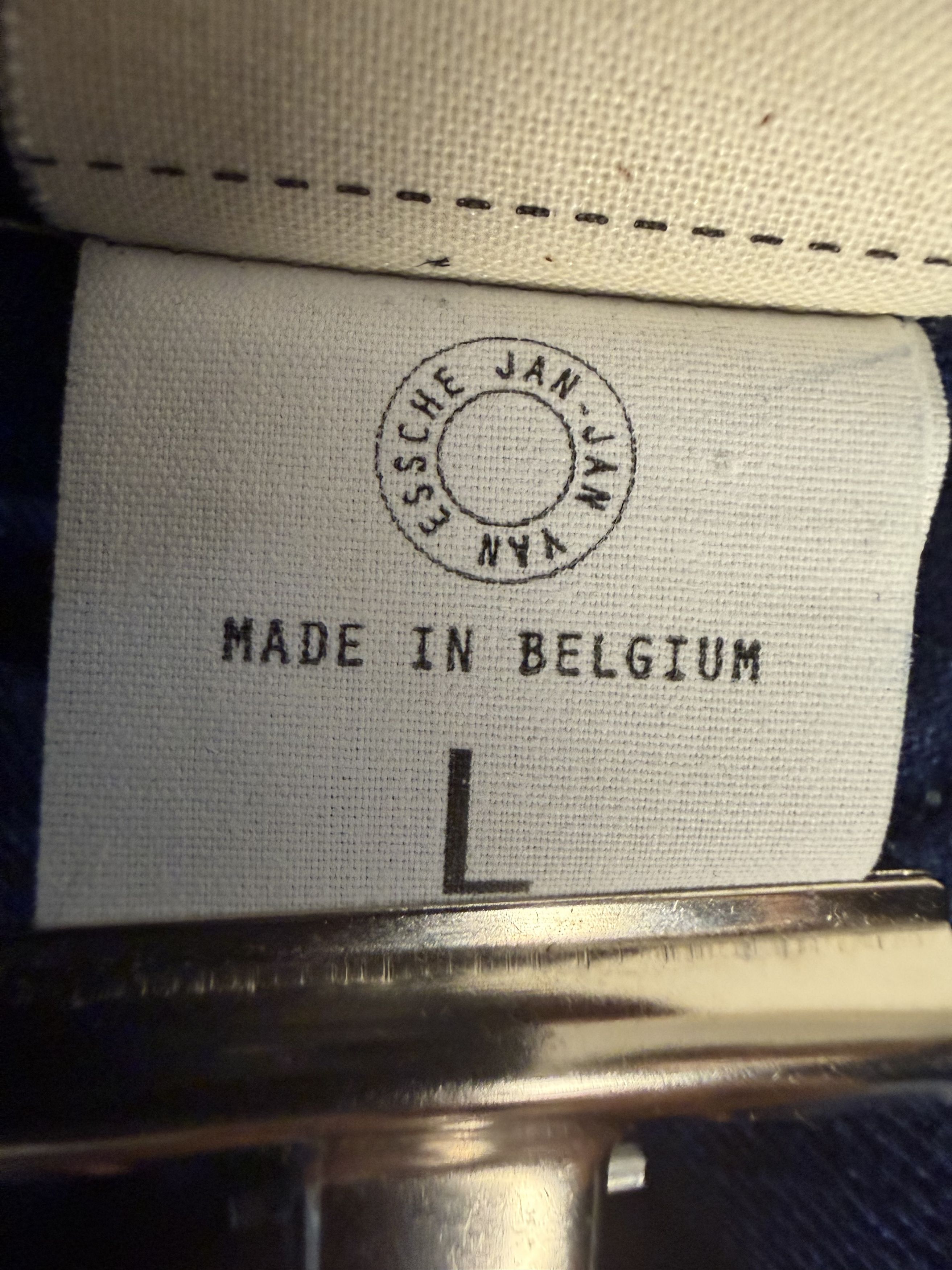 Jan Jan Van Essche Wide-Leg Indigo Linen Drop Crotch Trousers Size US 34 / EU 50 - 6 Thumbnail