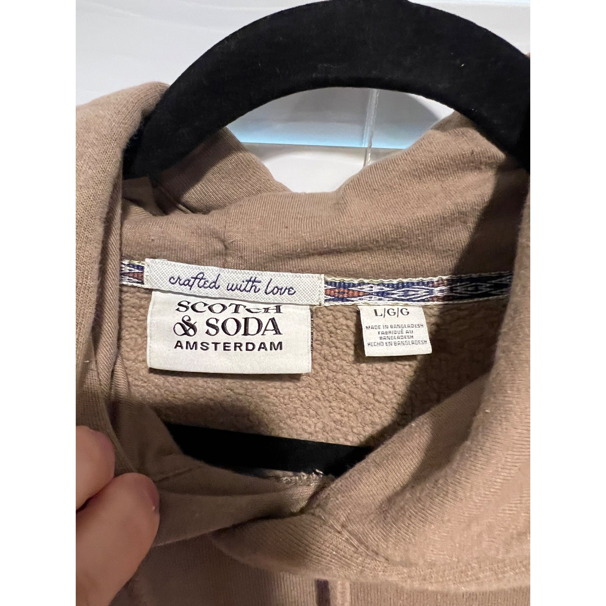 Scotch & Soda Scotch & Soda Men's Stitched Hoodie Sweater - Size L Size US L / EU 52-54 / 3 - 3 Thumbnail