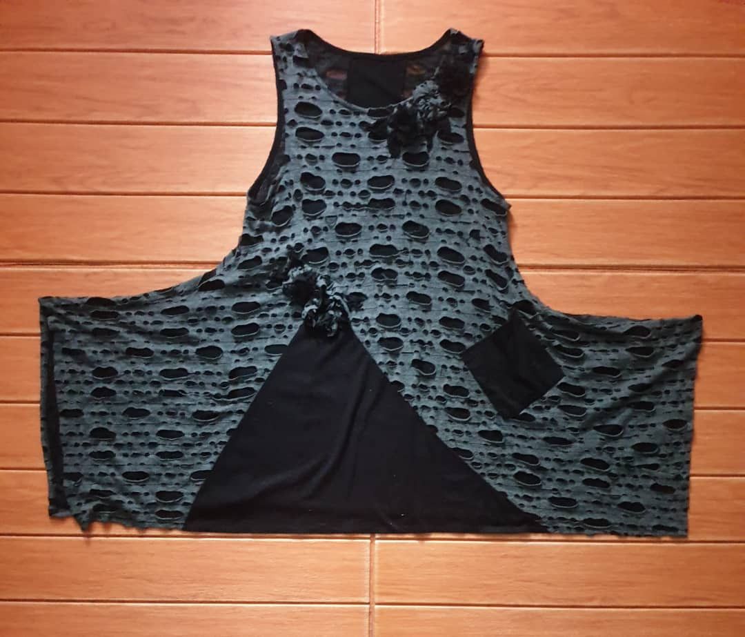 Japanese Brand Harajuku punk gothic distressed Blousses Size M / US 6-8 / IT 42-44 - 1 Thumbnail