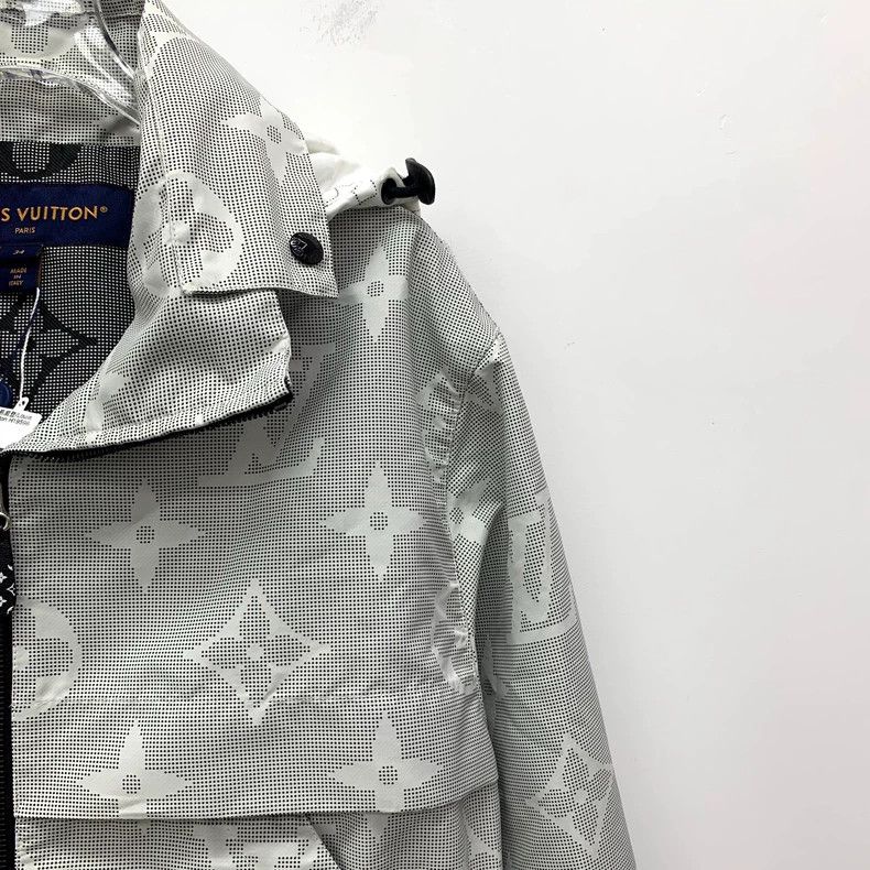 Louis Vuitton Louis Vuitton 23 grey logo full print hooded long sleeve z Size XXS / US 00 / IT 34 - 3 Thumbnail