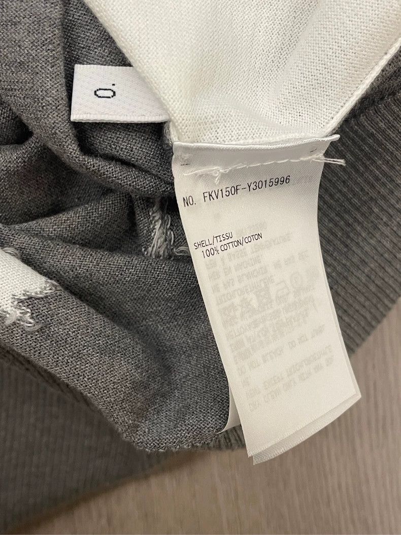 Thom Browne Thom browne White and gray stitching dog walking villain kn Size XS / US 0-2 / IT 36-38 - 7 Thumbnail