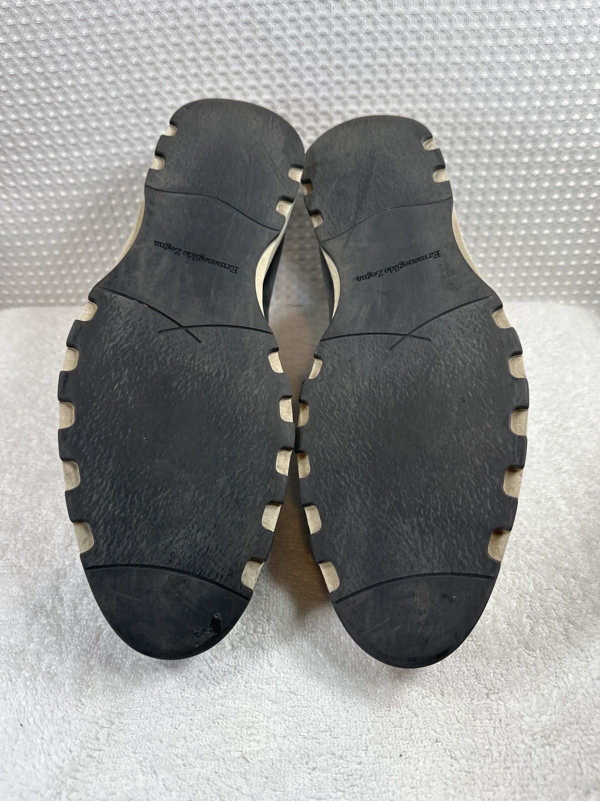 Ermenegildo Zegna Ermenegildo Zegna Look Leather Cap Toe Derby Shoes Size US 10.5 / EU 43-44 - 8 Thumbnail