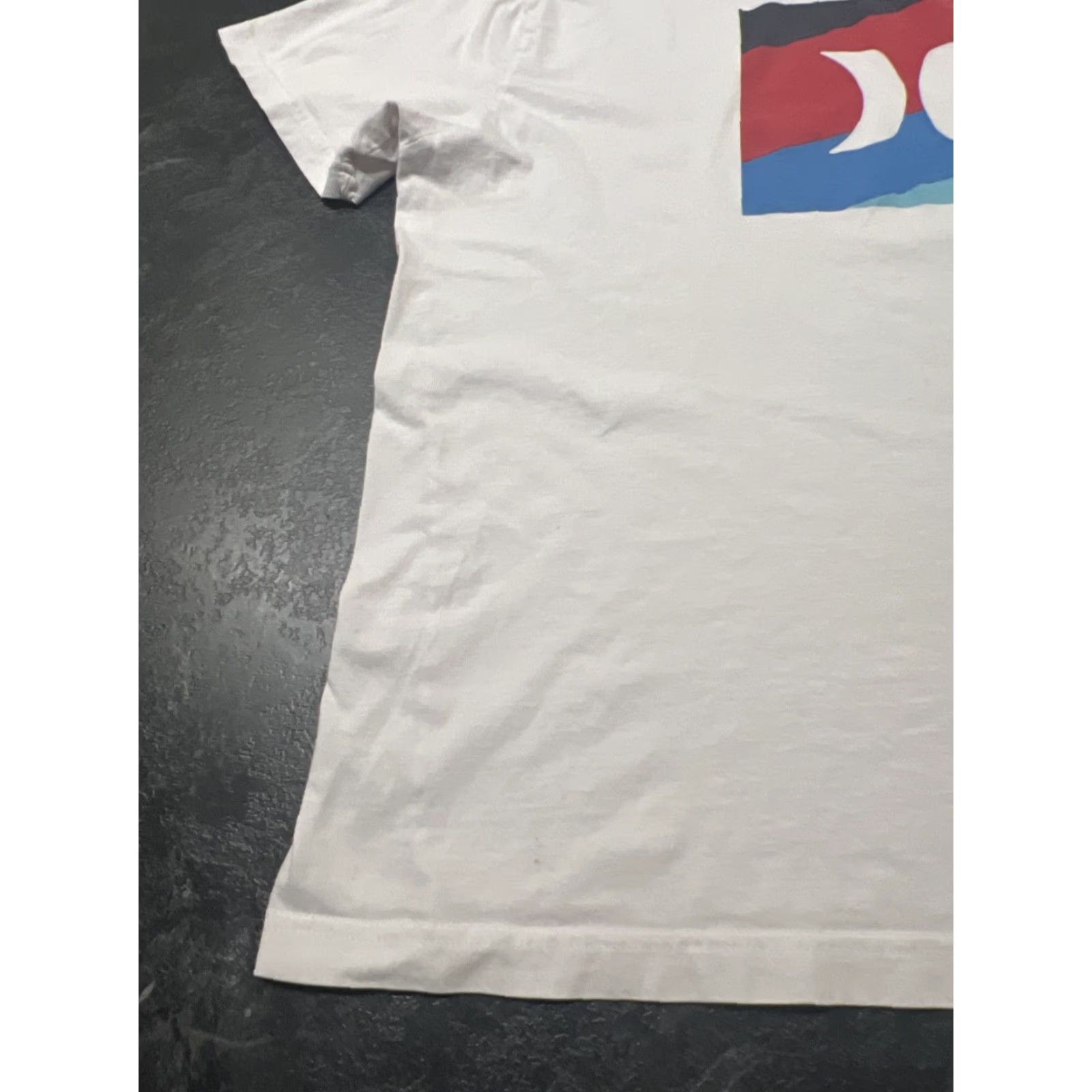 Hurley Hurley T-Shirt Logo Graphic Crew Neck Short Sleeve Men XL White Cotton - Beach Classic Colorful 2000s Size US XL / EU 56 / 4 - 7 Thumbnail
