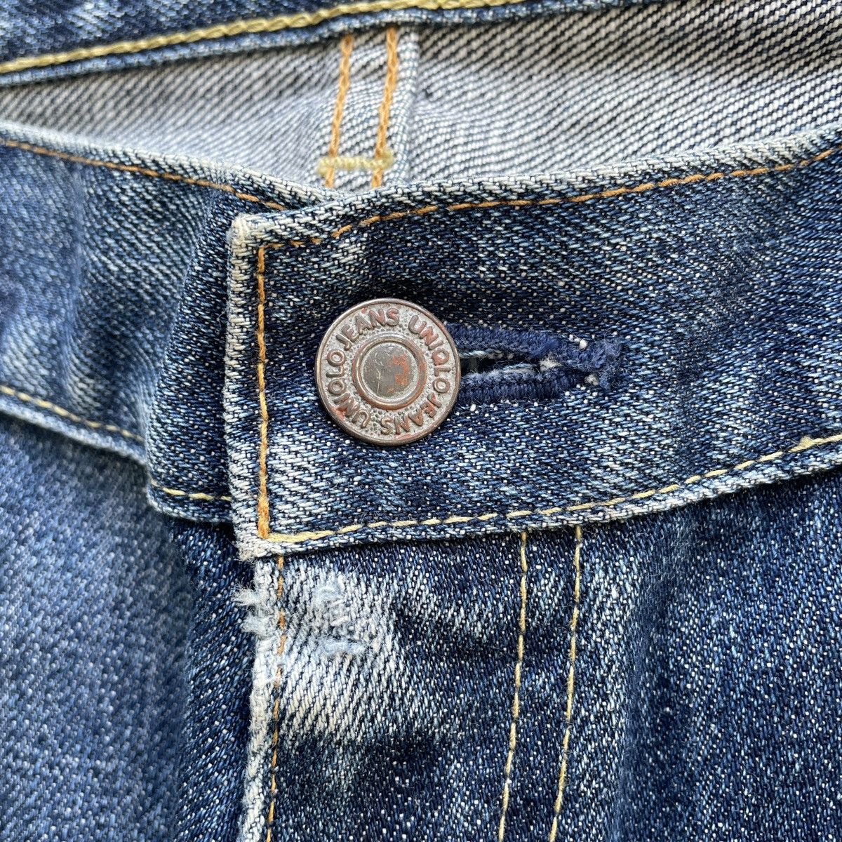 Japanese Brand Distressed Jeans Vintage Japanese Faded Denim Pants W34 Size US 34 / EU 50 - 6 Thumbnail