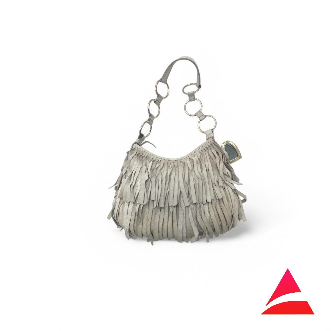 Yves Saint Laurent Yves Saint Laurent - Gauche Fringe Leather Chain Handbag Size ONE SIZE - 1 Thumbnail
