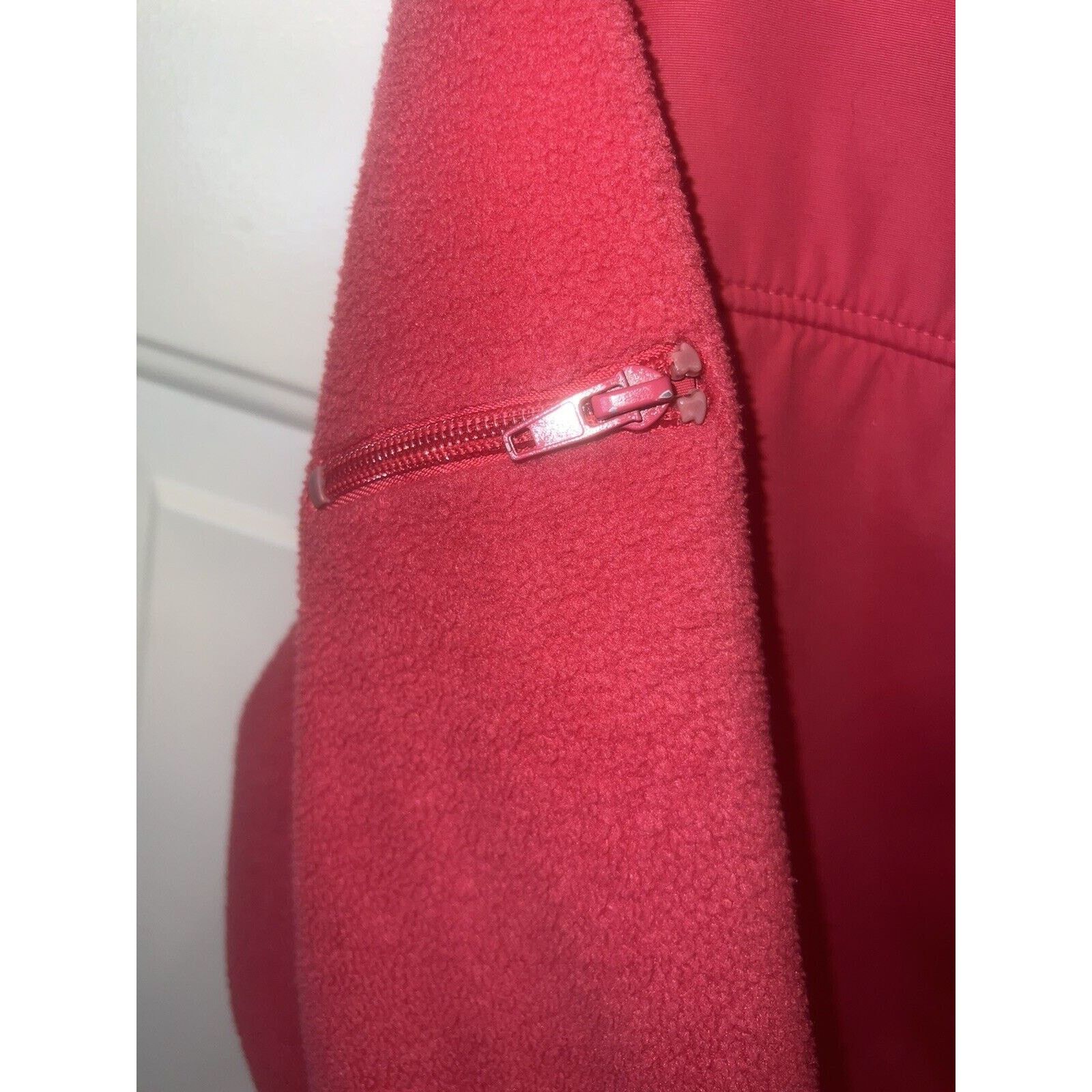 Columbia Indiana Hoosiers Women’s Fleece Jacket Full Zip Red Large Size US L / EU 52-54 / 3 - 9 Thumbnail