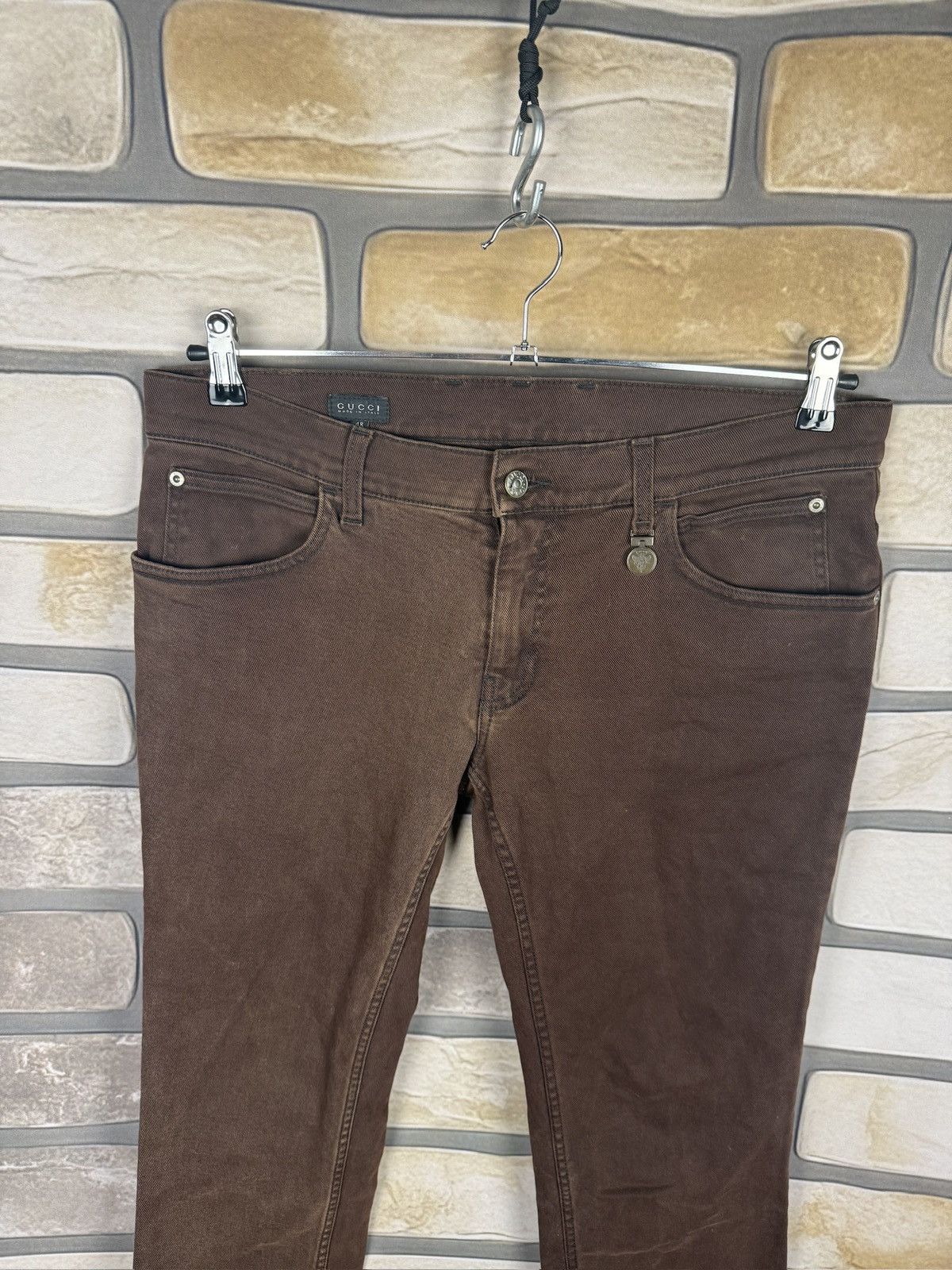 Gucci Very rare gucci chino denim pants Size US 32 / EU 48 - 2 Thumbnail