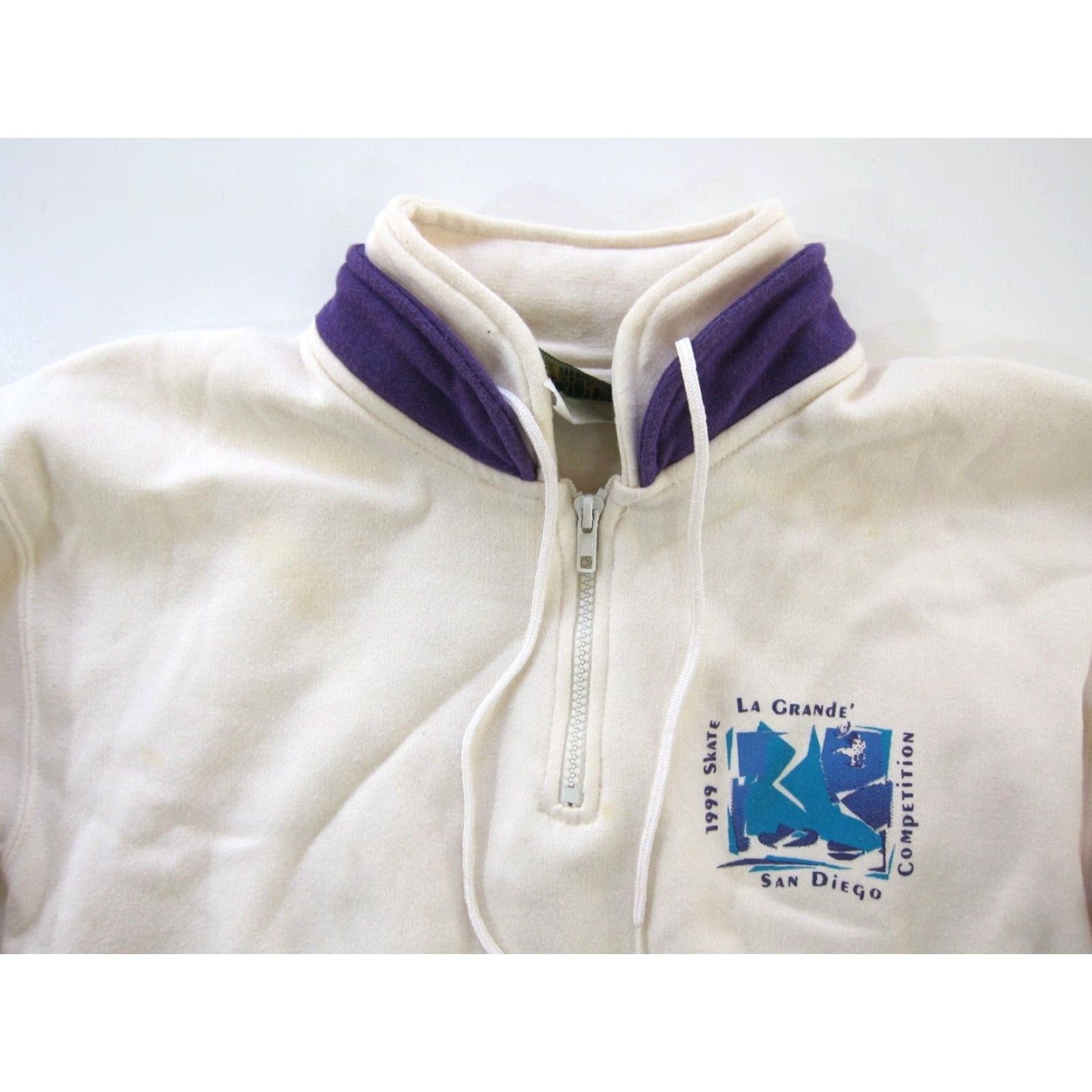 Vintage Vintage 1999 La Grande' San Diego Ice Skate Competition Sweatshirt Women Small Size S / US 4 / IT 40 - 4 Thumbnail