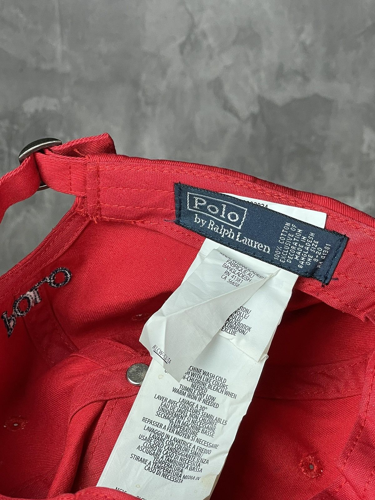 Polo Ralph Lauren × Vintage Vintage Polo Ralph Lauren Pony Red Streetwear Retro Cap Hat Size ONE SIZE - 7 Thumbnail