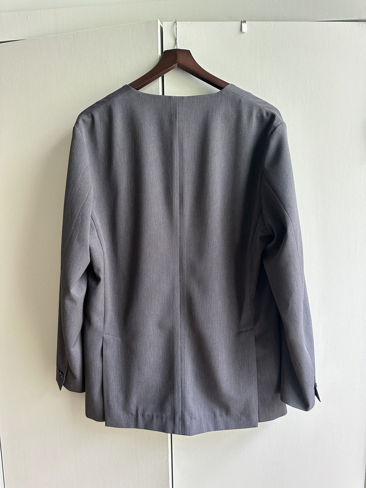 Needles Needles Nepenthes No Collar 2B Jacket Gray Cardigan Blazer Size US M / EU 48-50 / 2 - 2 Thumbnail
