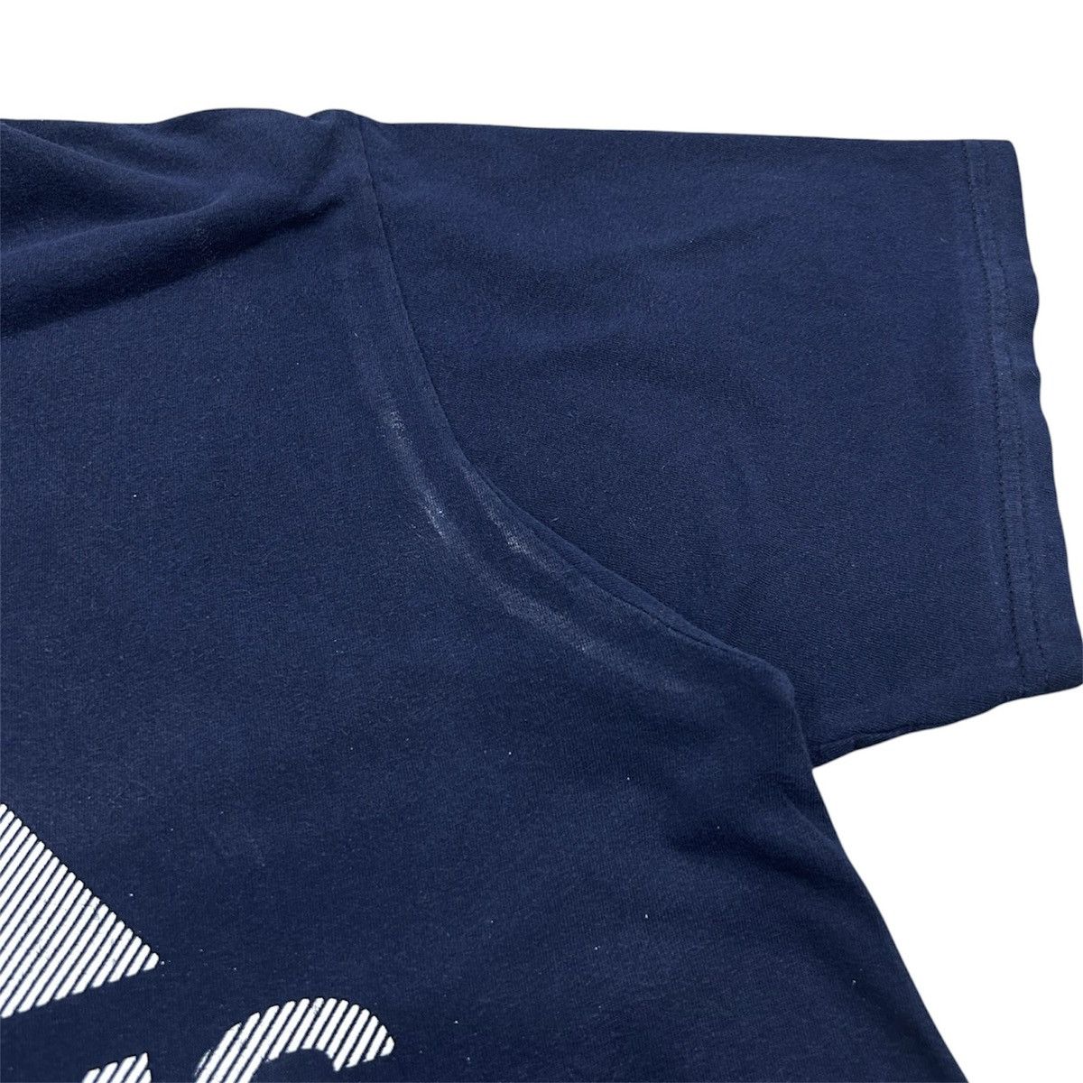 Adidas Adidas Blue Big Logo Center Tshirt Size US M / EU 48-50 / 2 - 5 Thumbnail
