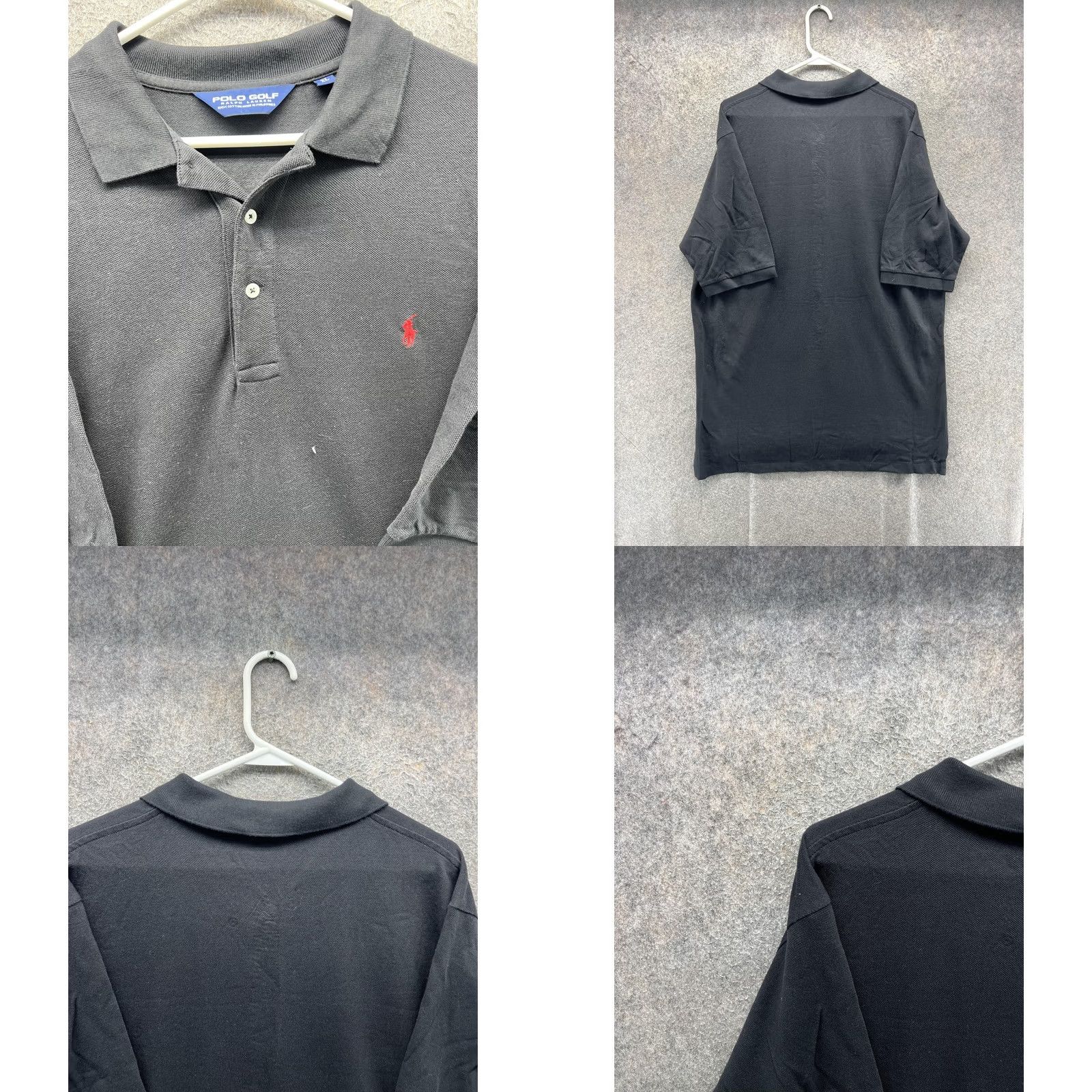 Polo Ralph Lauren Polo Ralph Lauren Polo Shirt Mens XL Black Pony Logo Golf Vintage 2000s Polo Shirt Size US XL / EU 56 / 4 - 8 Thumbnail