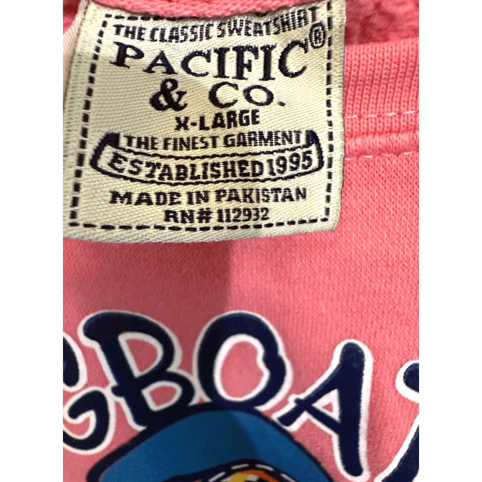 CO Pacific & Co Womens Longboat Key Turtle Florida Pullover Sweatshirt Pink XL Size XL / US 12-14 / IT 48-50 - 5 Thumbnail