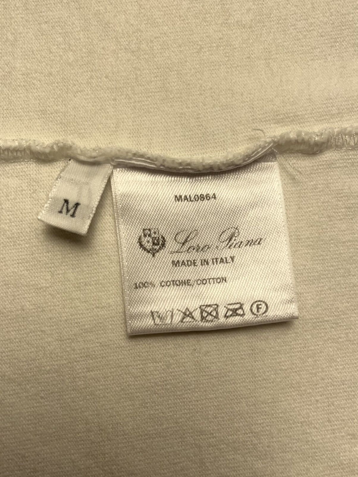Loro Piana Loro Piana x Hiroshi Fujiwara emblem logo t-shirt Size US M / EU 48-50 / 2 - 5 Thumbnail