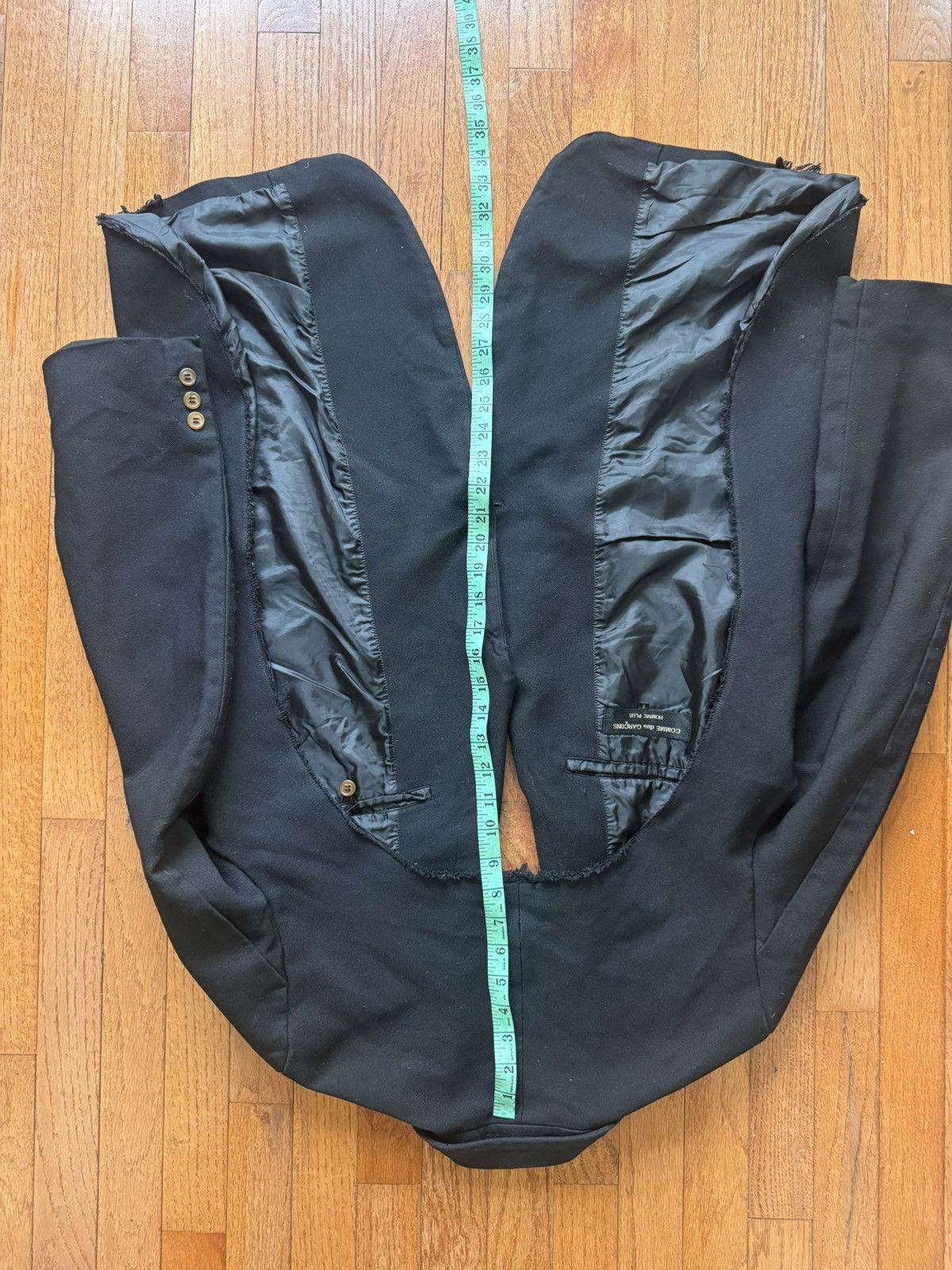 Comme des Garcons Homme Plus Comme Des Garcon Homme Plus Backless Blazer Size 38S - 5 Thumbnail