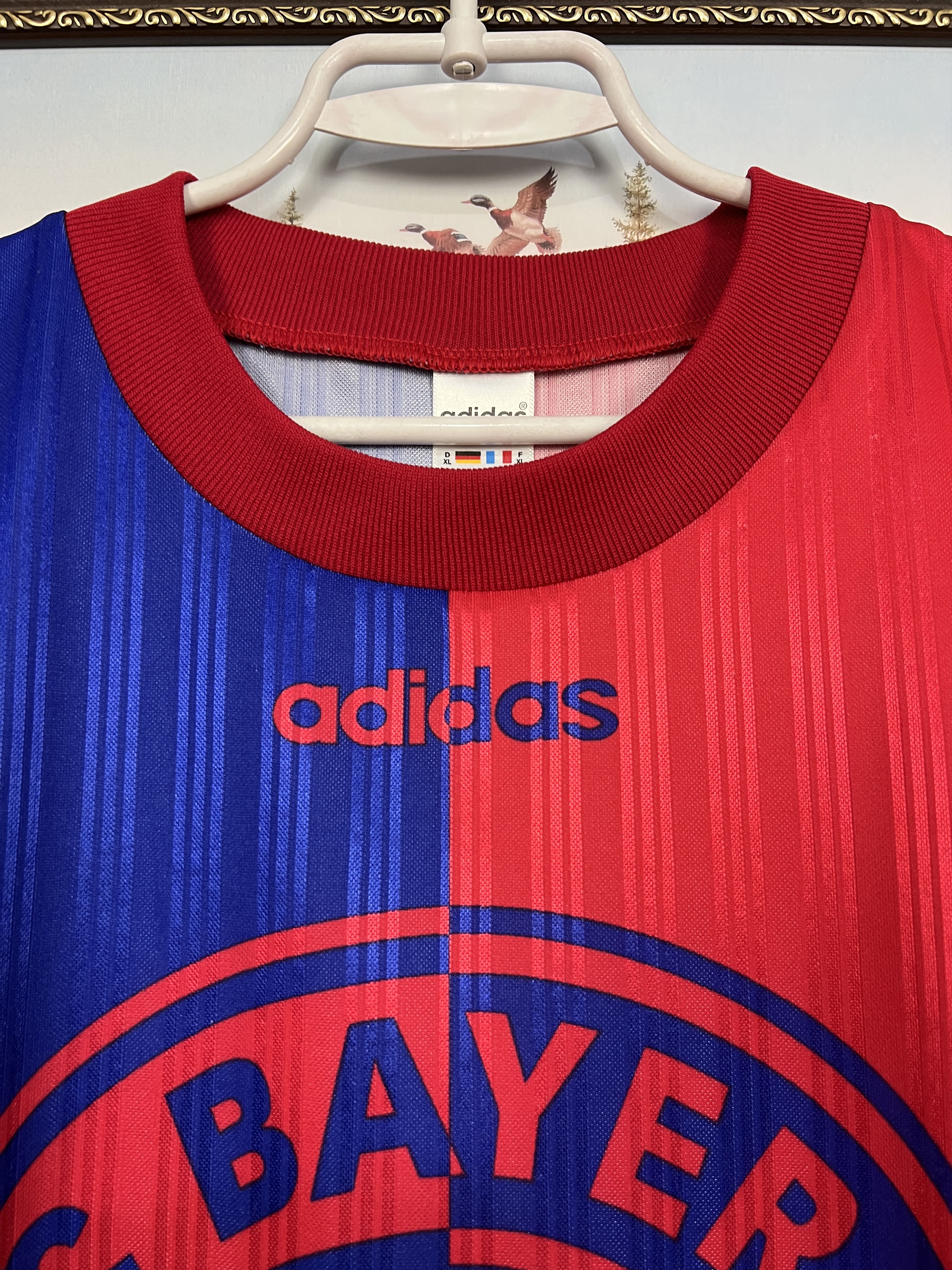 Adidas Vintage 90's Adidas Bayern Munich Football Train Shirt Size US XL / EU 56 / 4 - 6 Thumbnail
