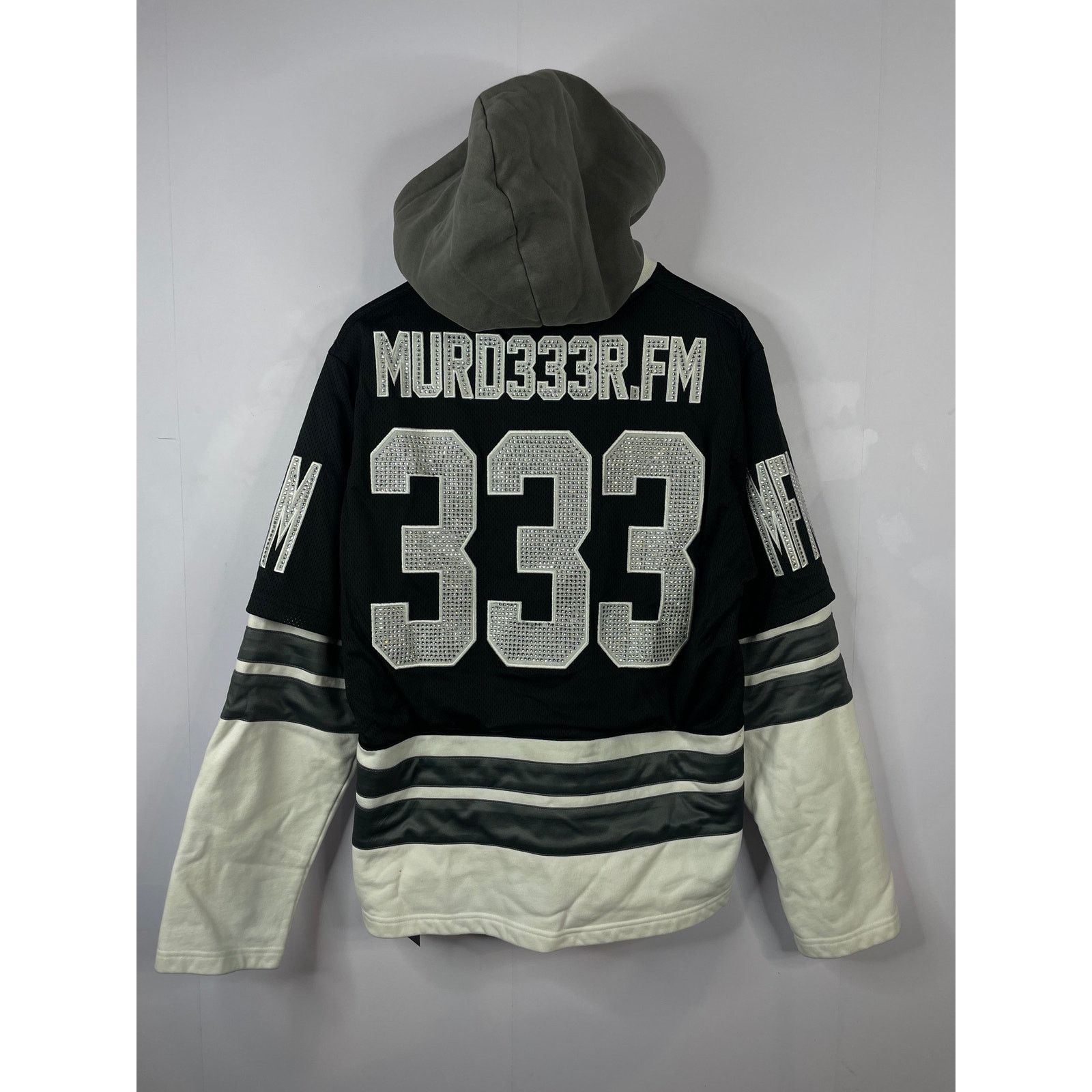 Other Murder.FM Swamp Studded Black & Grey Jersey Size US S / EU 44-46 / 1 - 2 Thumbnail