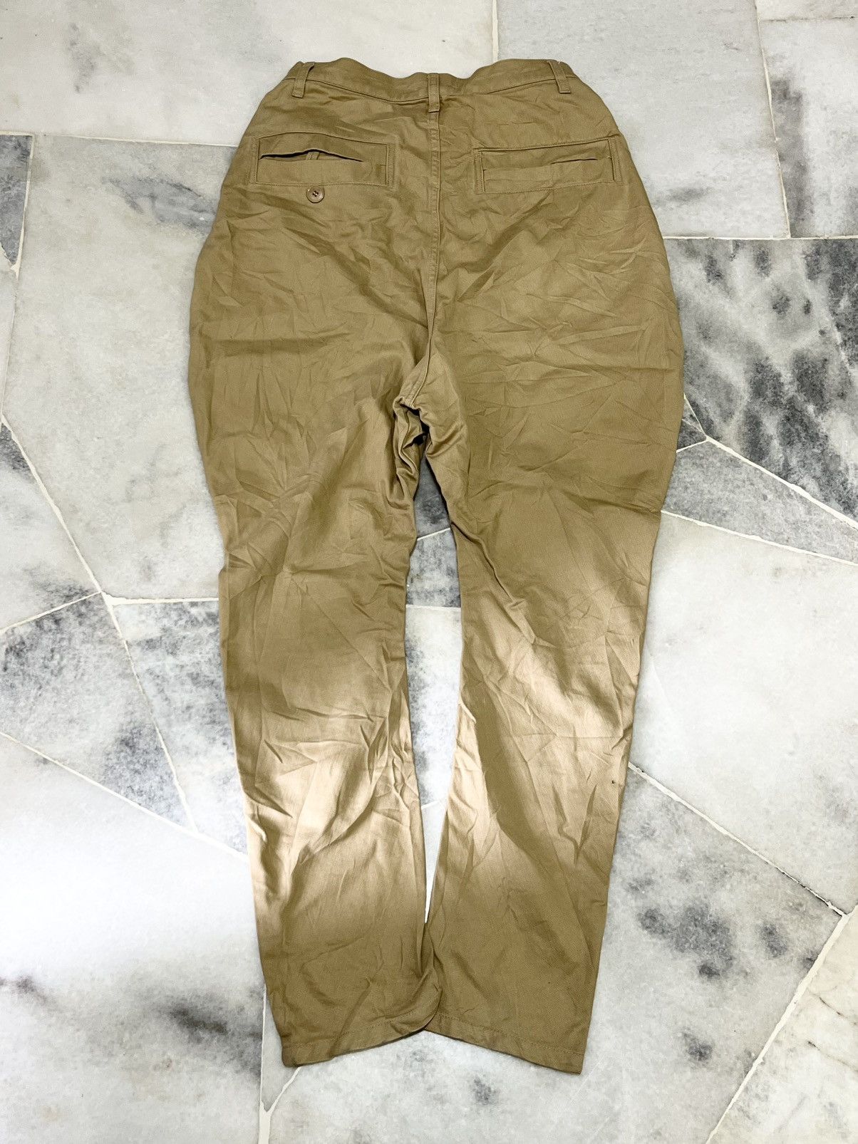 Ne-Net Ne-net Japan by Issey Miyake Khaki Cotton Chino Pants Size US 28 / EU 44 - 8 Thumbnail