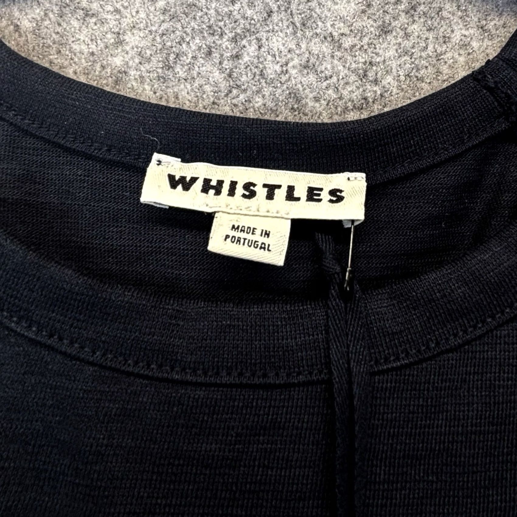 Whistles Whistles Cold Shoulder Top Womens Black BNWT EU38 UK10 Regular Short Sleeve Pullover" Size L / US 10 / IT 46 - 5 Thumbnail