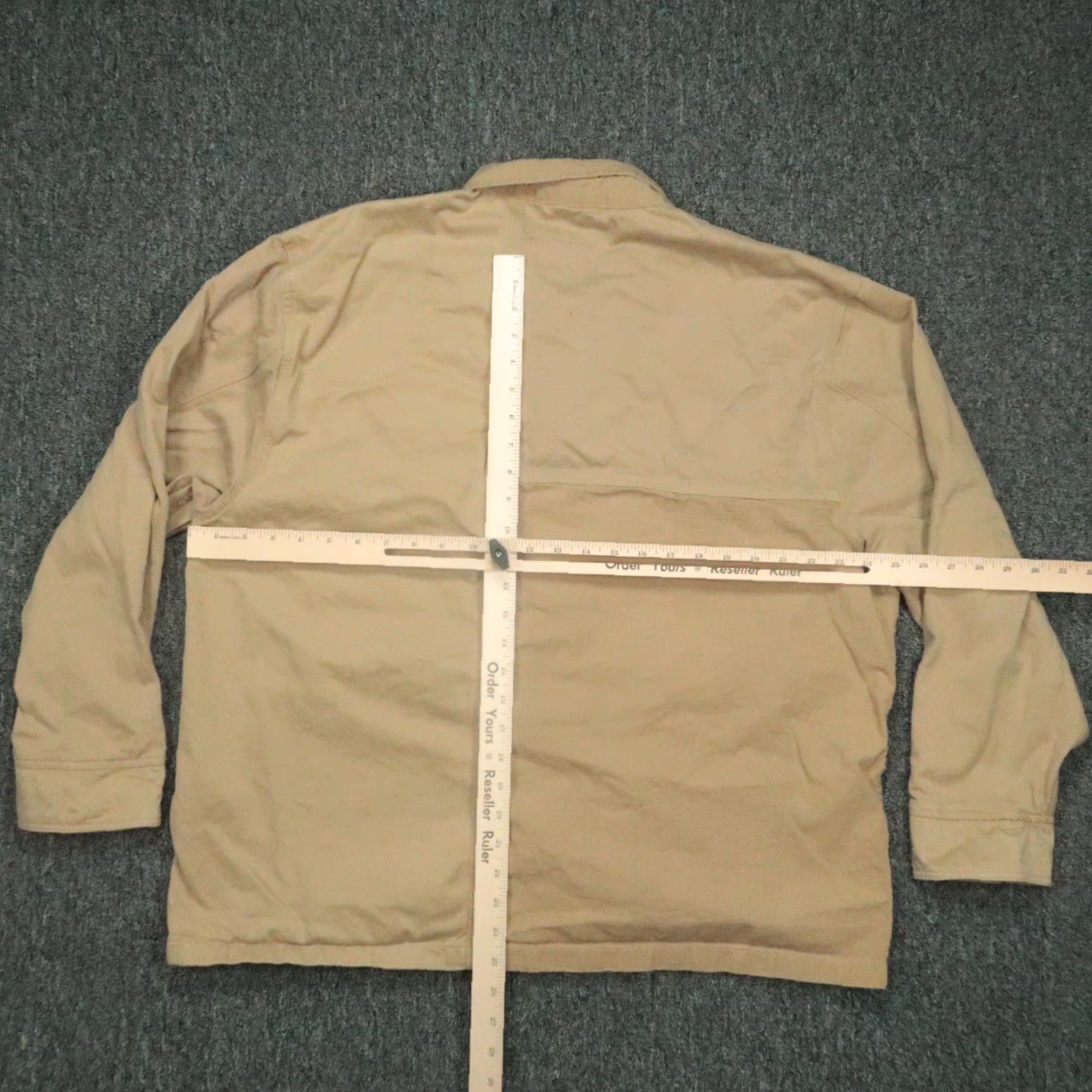 Alpha Industries VINTAGE Alpha Industries Jacket Mens XL Khaki Mixed Media Military Jacket Size US XL / EU 56 / 4 - 7 Thumbnail