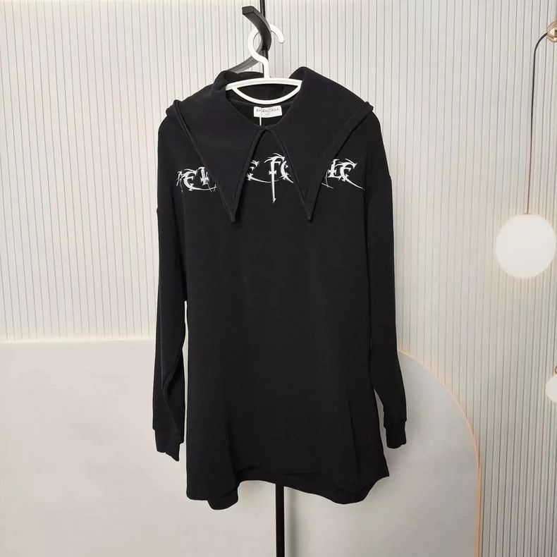 Balenciaga Balenciaga Black Sweatshirt S - dmc Size US S / EU 44-46 / 1 - 1 Thumbnail