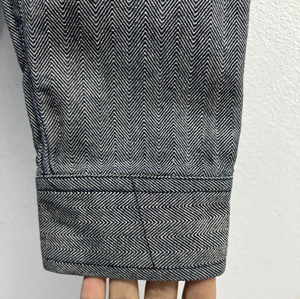 Vintage Vintage TEAGLES Herringbone Denim Coveralls Japanes Workwear Size US 39 - 12 Thumbnail
