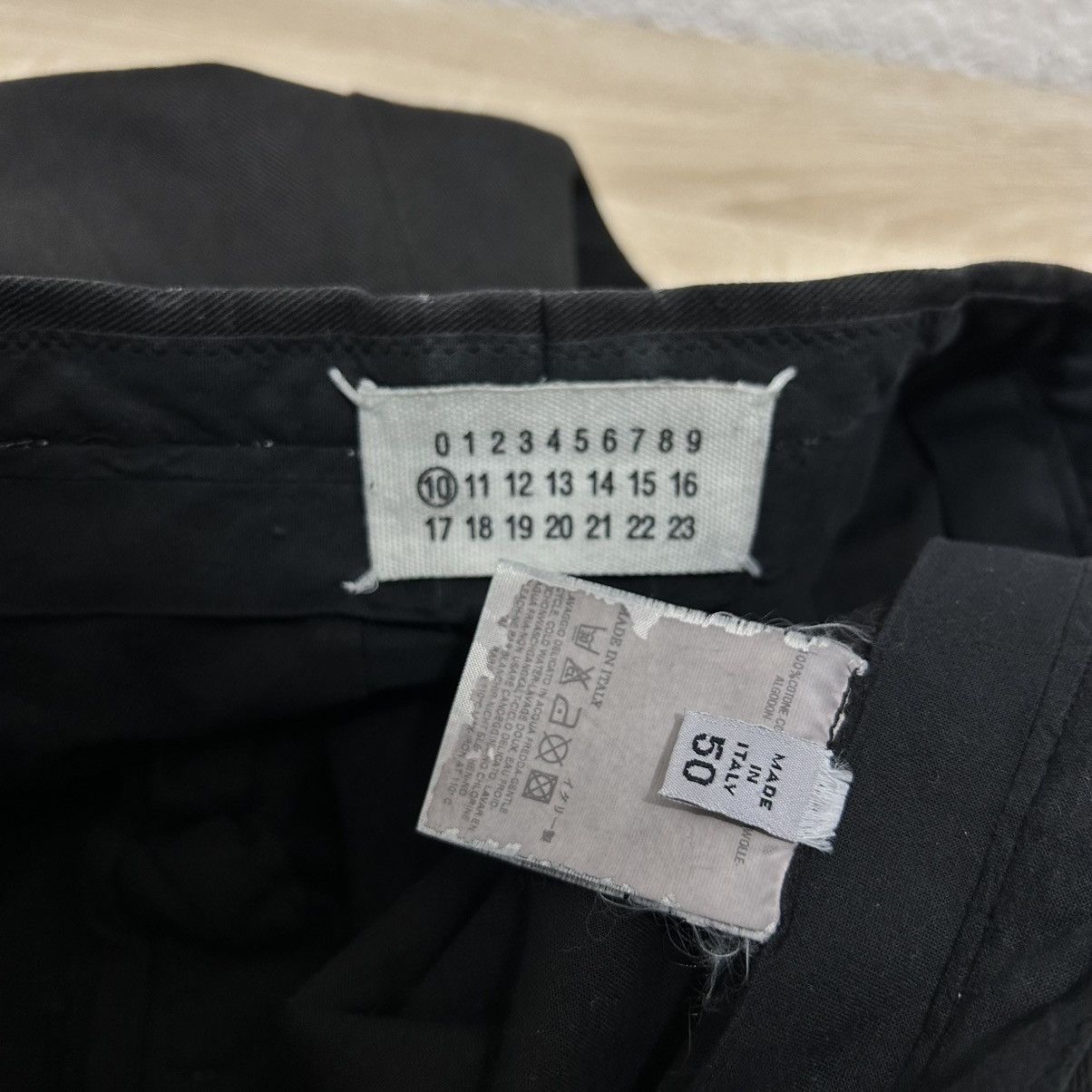 Maison Margiela MAISON MARTÍN MARGIELA CHINO JEANS BLACK ARCHIVE Size US 34 / EU 50 - 7 Thumbnail